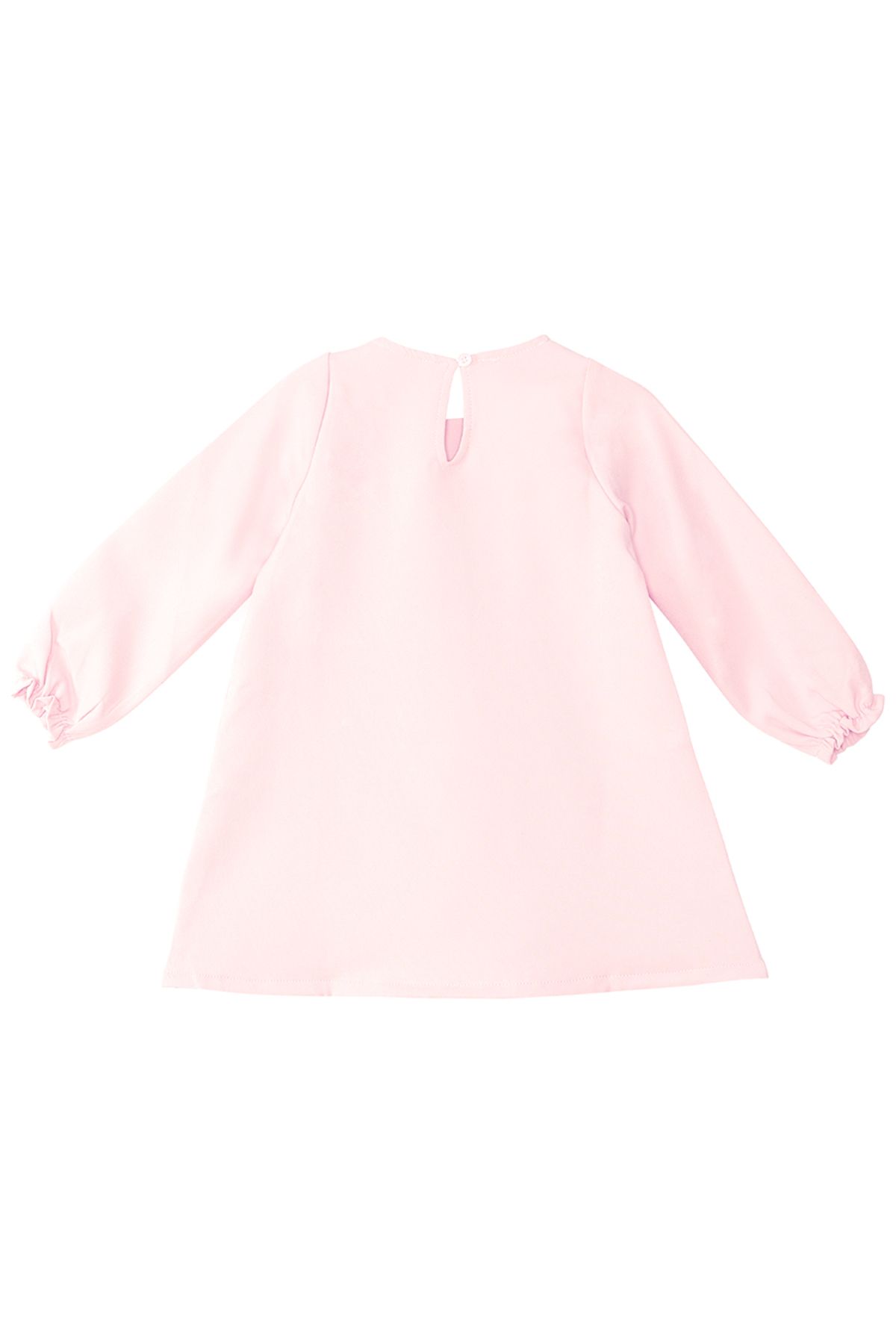 Denokids-Rochie Roz Fata Tesuta - Elegant Gazelle 4