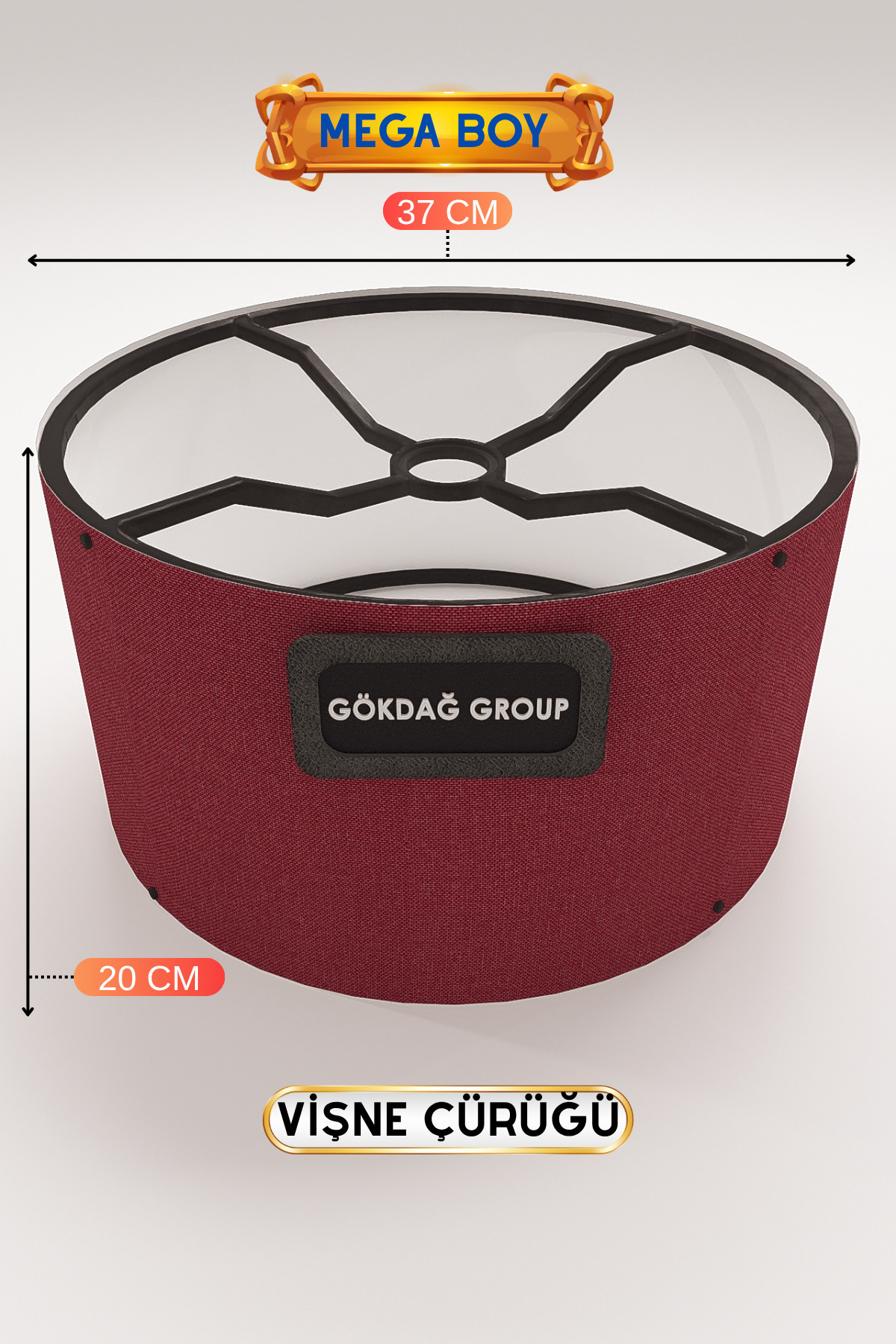 GÖKDAĞ GROUP Vişne Çürüğü Lambader Başlığı 37 CM Mega Boy Pratik Kurulum