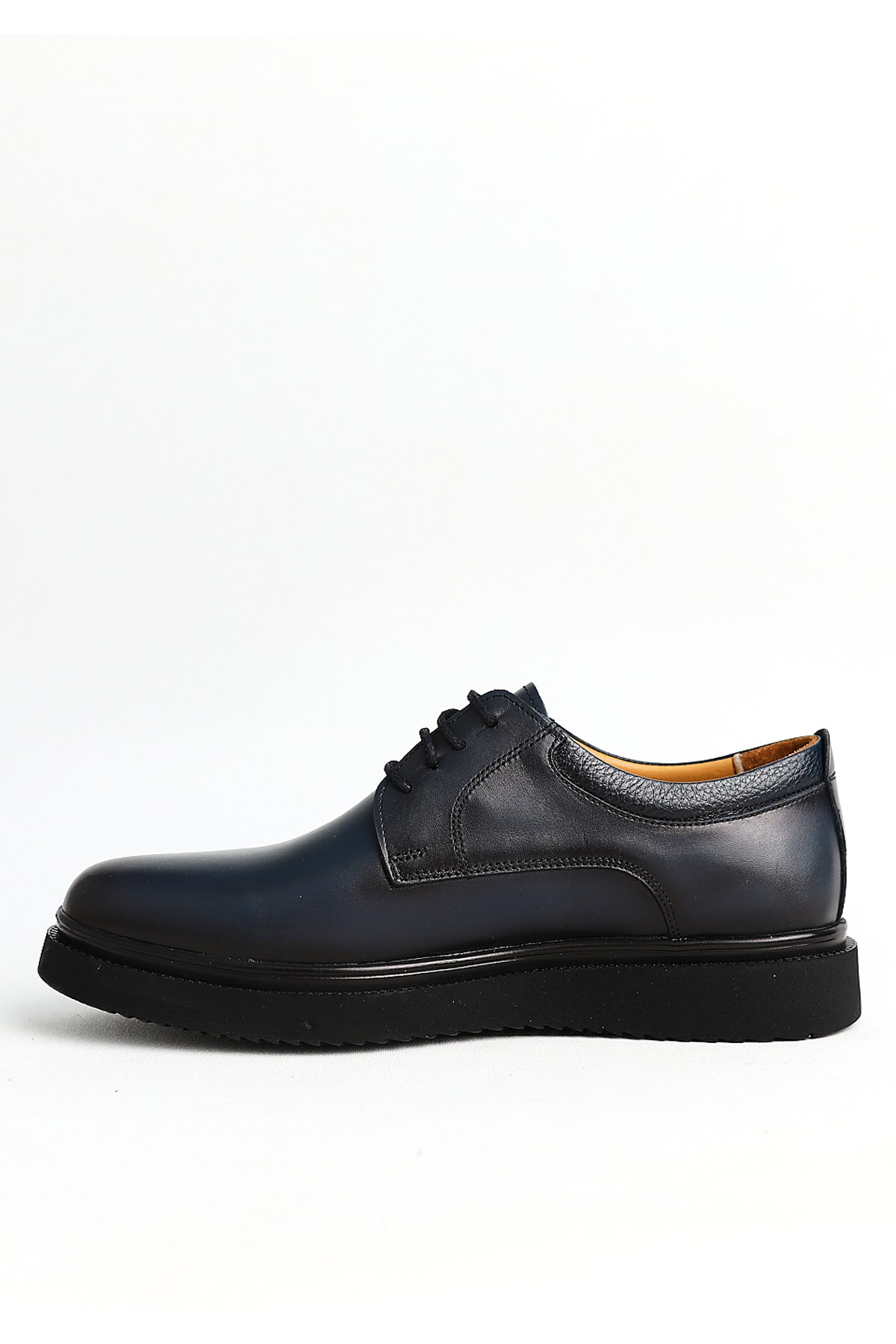 Greyybull Shoes Hakiki Deri Lacivert Erkek Klasik Ayakkabı görsel 3