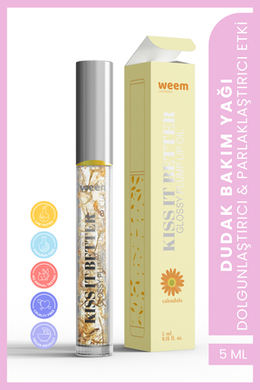 weem Glossy Plump Aynı Sefa Dudak Yağı – Dolgunlaştırıcı, Onarıcı Ve Parlak D...