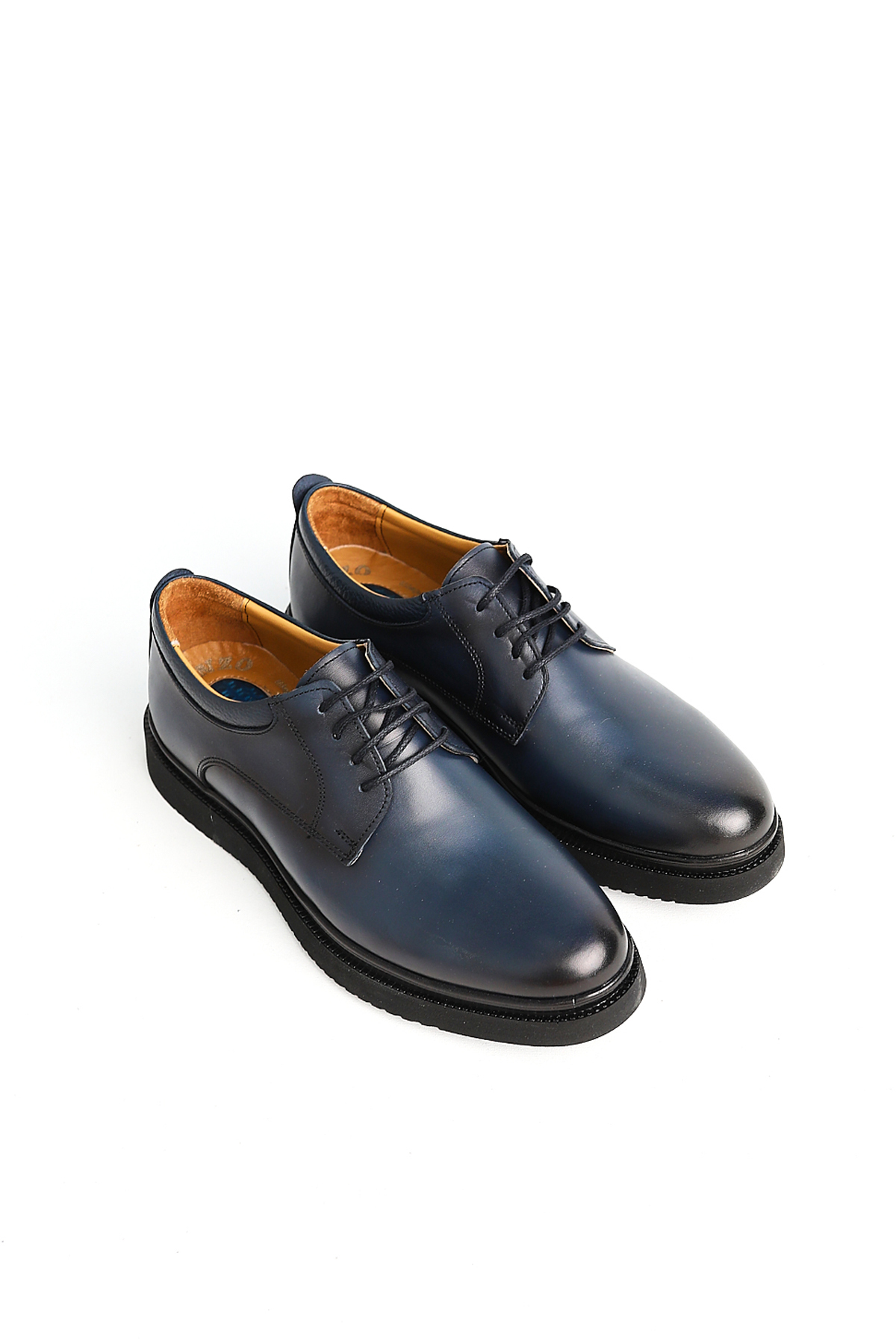 Greyybull Shoes Hakiki Deri Lacivert Erkek Klasik Ayakkabı görsel 5