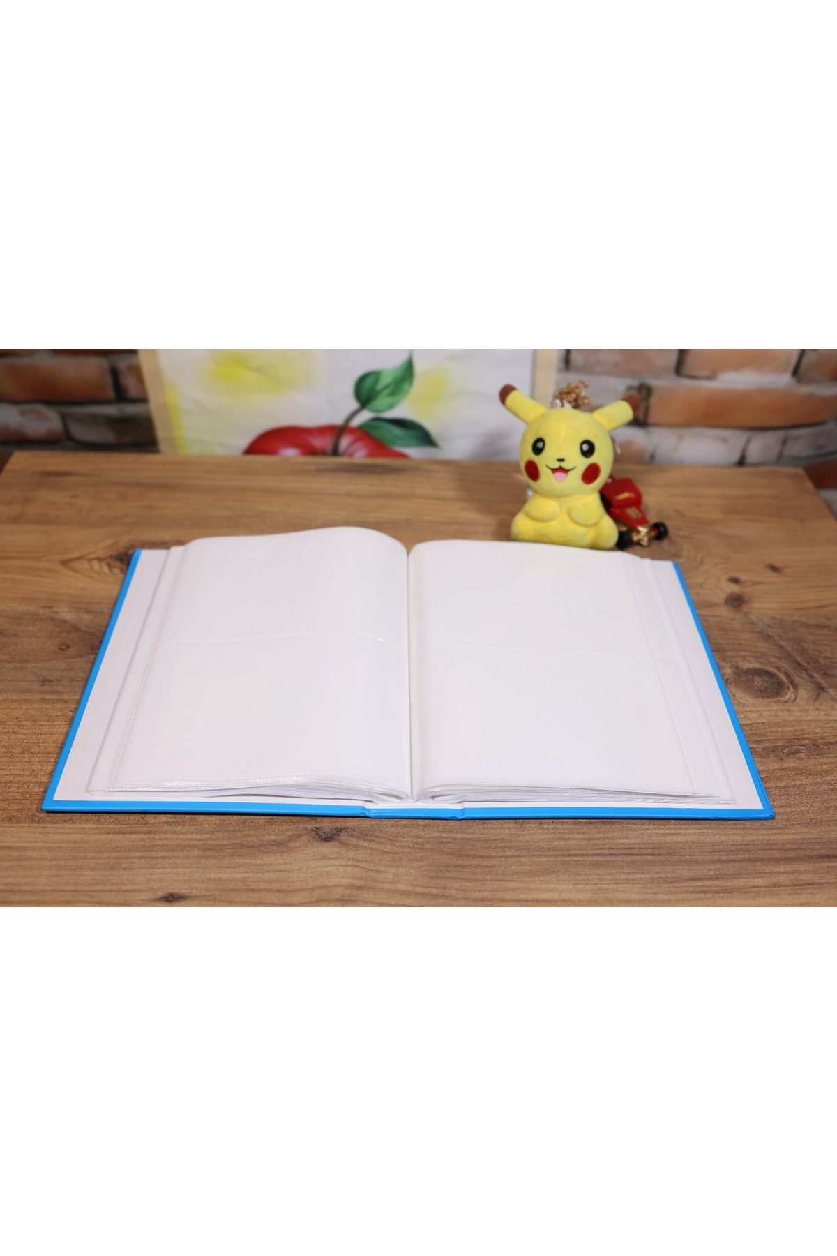 NRCN 10x15cm 200’lük Pencereli Bebek Fotoğraf Albümü Mavi fotoğrafı 6 (önizleme)