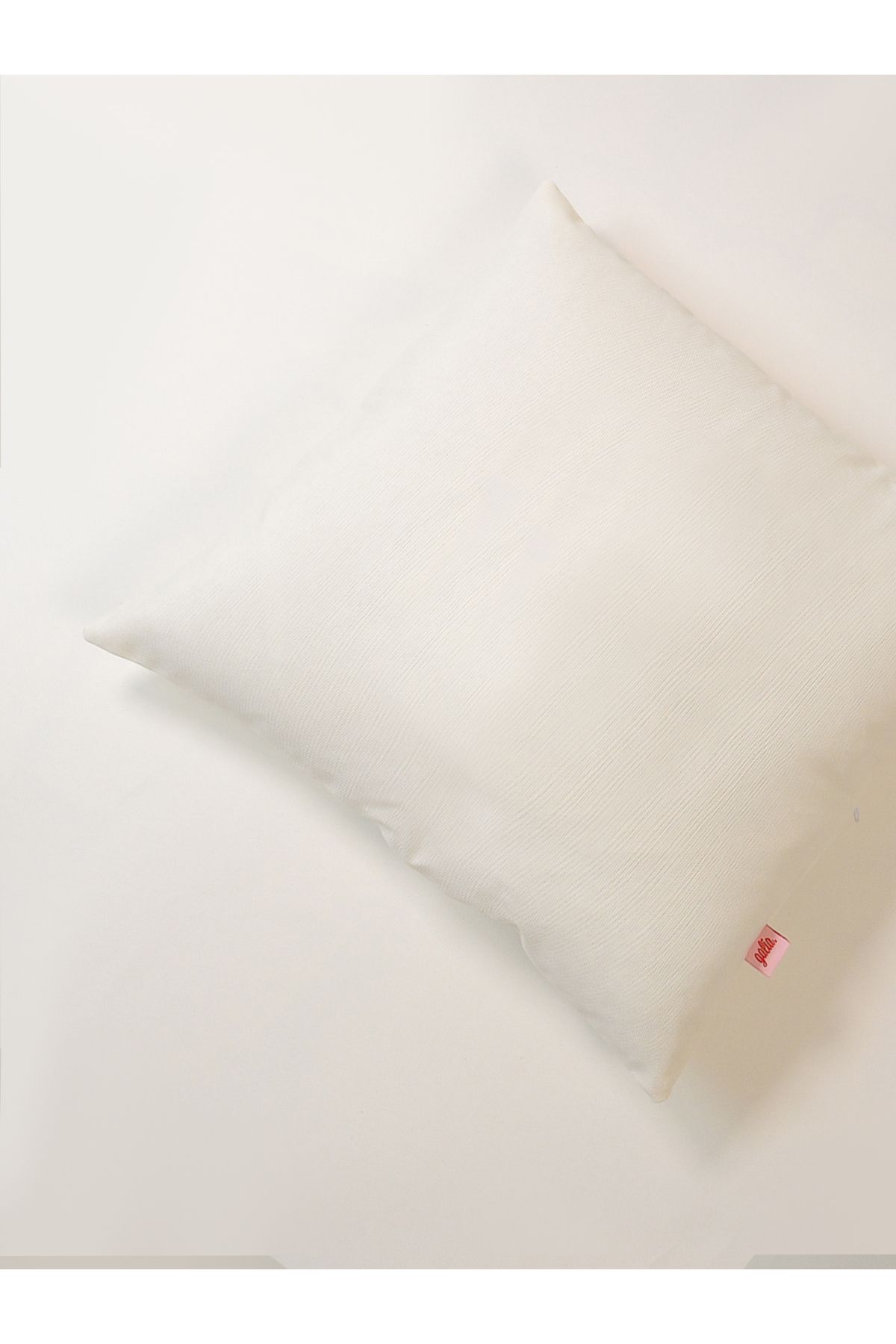 Galia Tasarım-Soft Touch Plain Ecru Pillow Case 45X45 cm Bottom Zipper 2