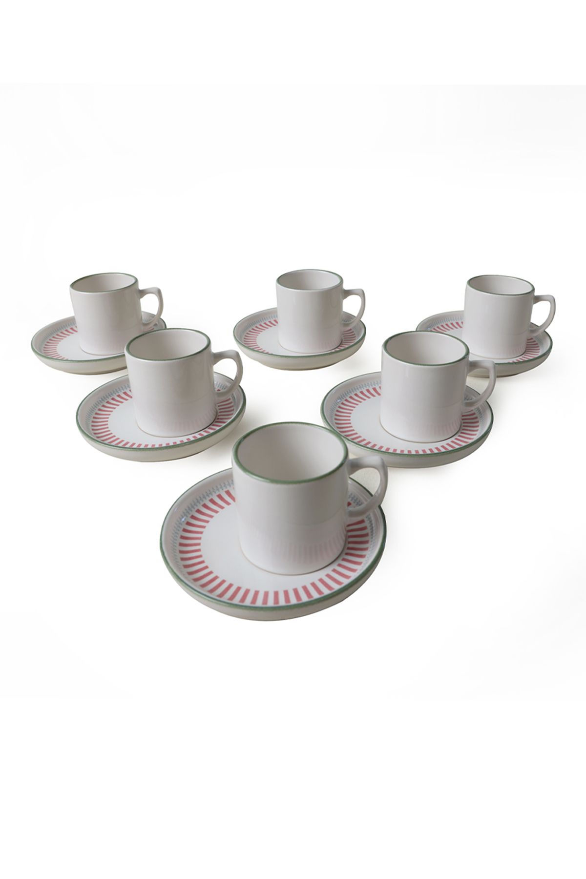 Keramika-Rose Line Nordic Coffee Set 12 τεμαχίων για 6 άτομα 22910-12 5