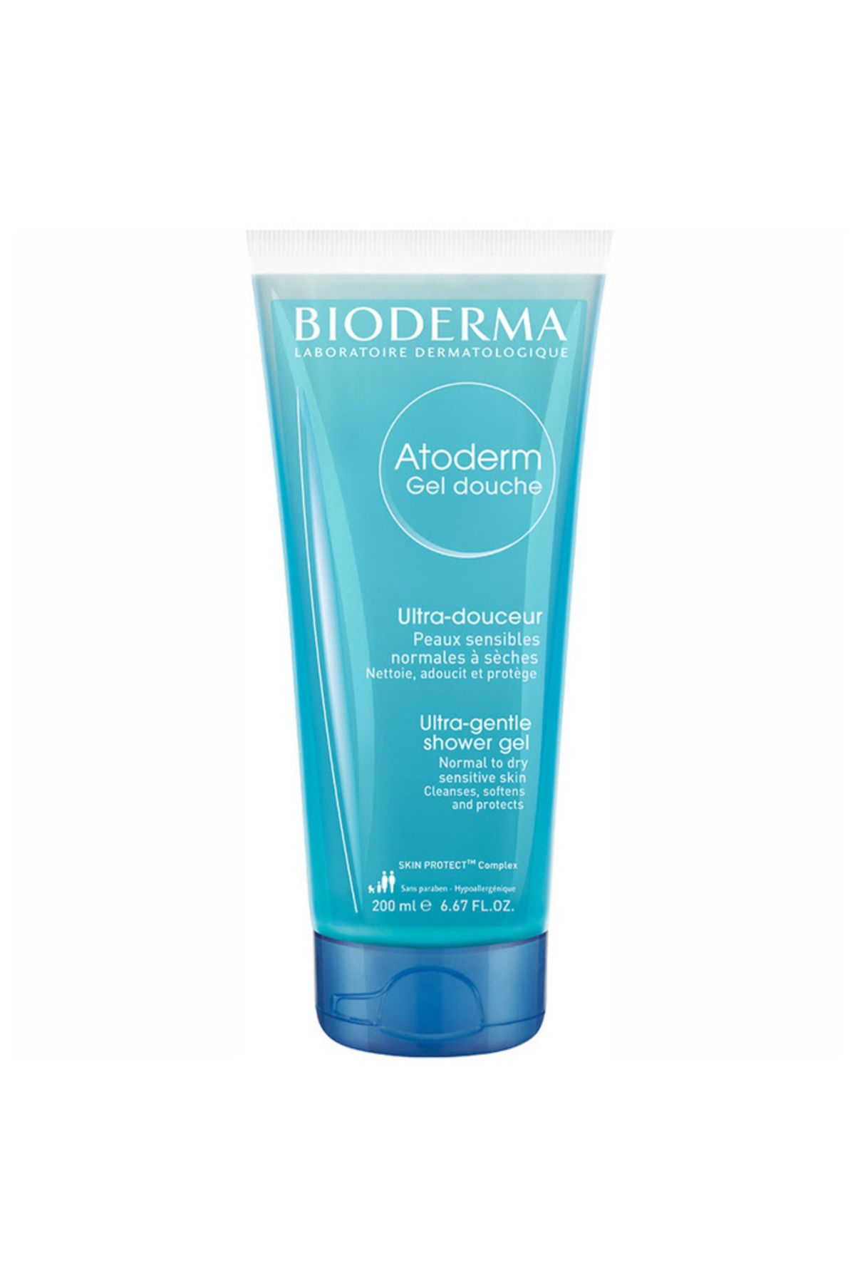 Bioderma Atoderm Shower Gel, Ultra-gentle & Soap-free, 200 ml