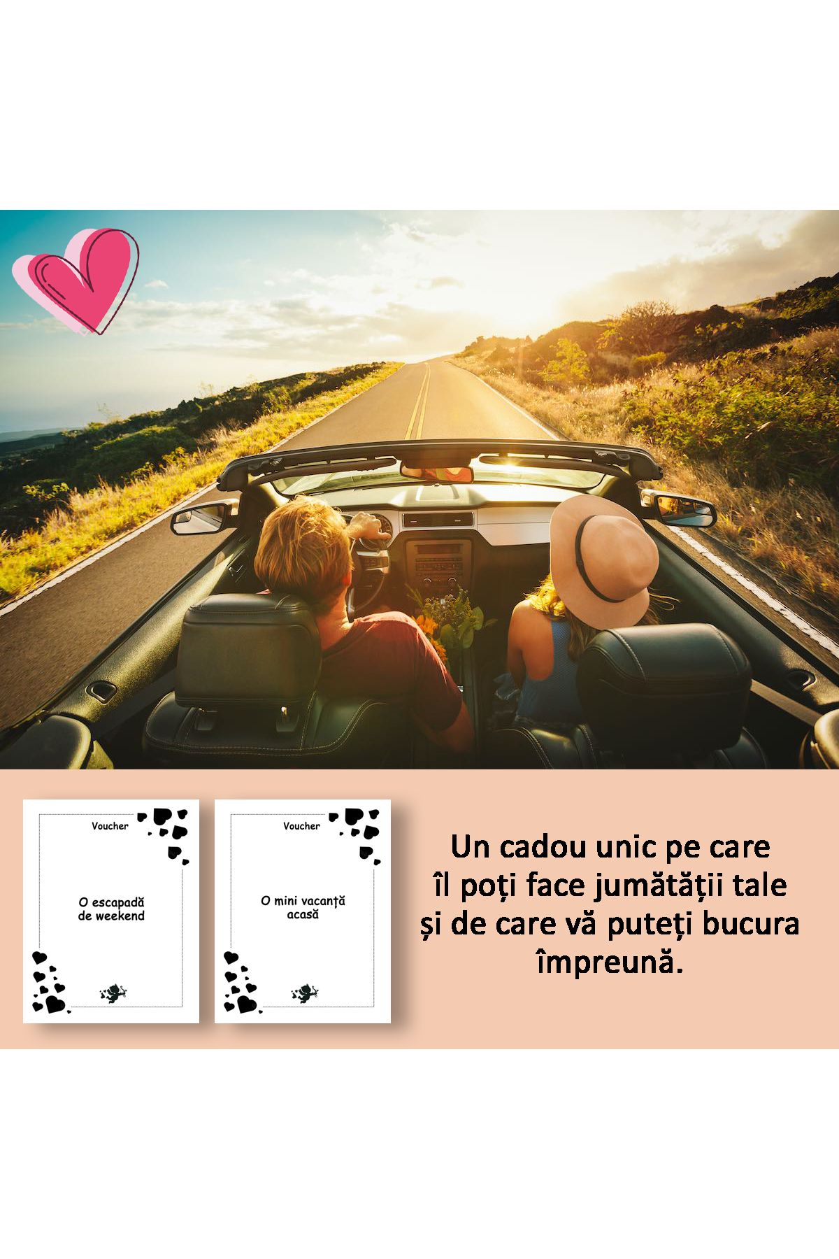 Legendary Gifts-Vouchers for Couples, Love Means 50/50, 100 Cards with Different Messages 3