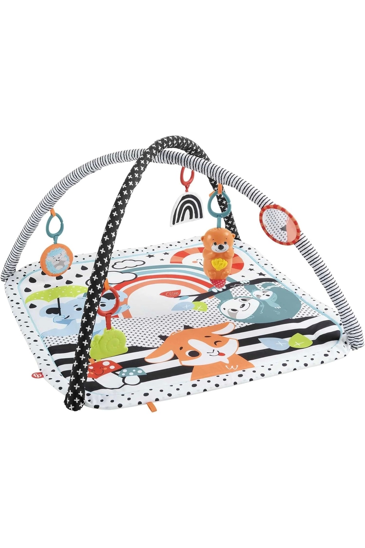 FISHER PRICE Hbp41 Neşeli Hayvanlar 3'Ü 1 Arada Jimnastik Merkezi