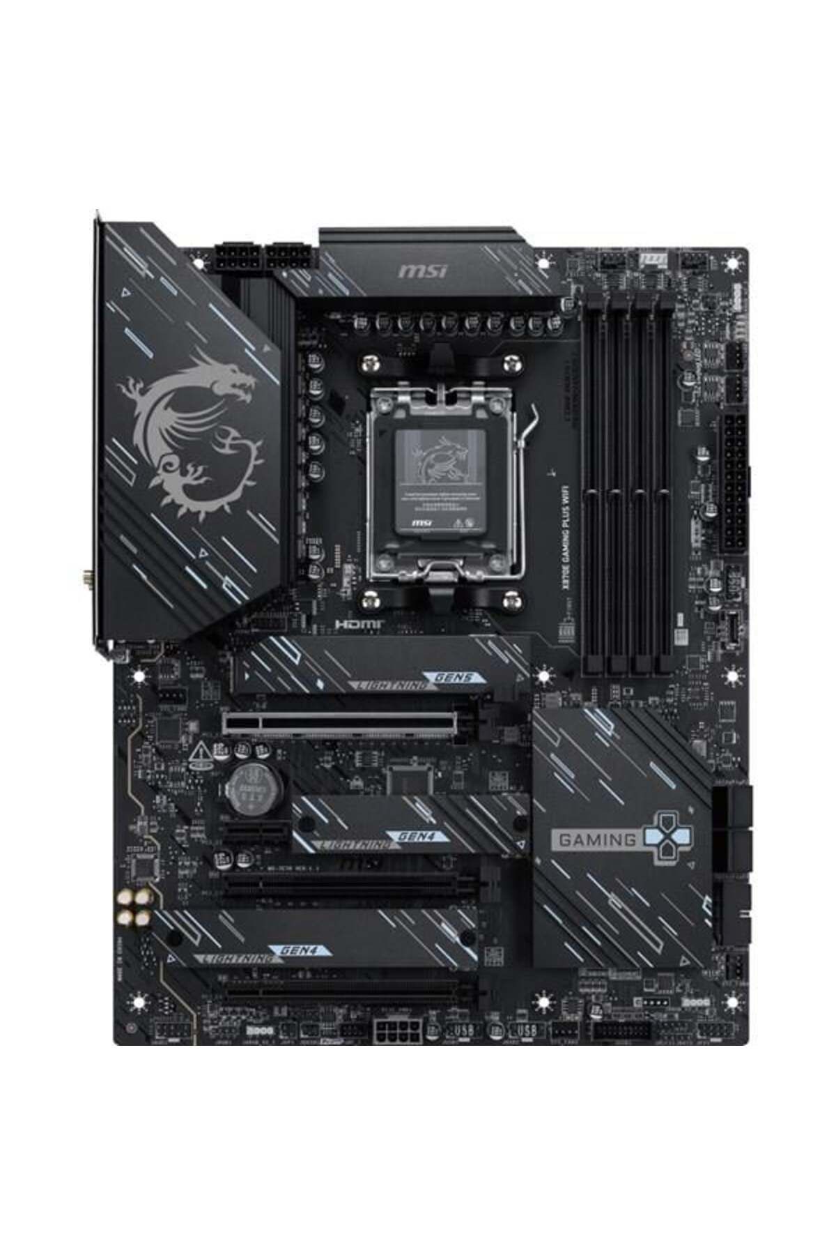 MSI-X870E Gaming Plus Wifi-7 Ddr5 8200Mhz(Oc) HDMI Dp Pcie 16X V5.0 Am5 Atx 3