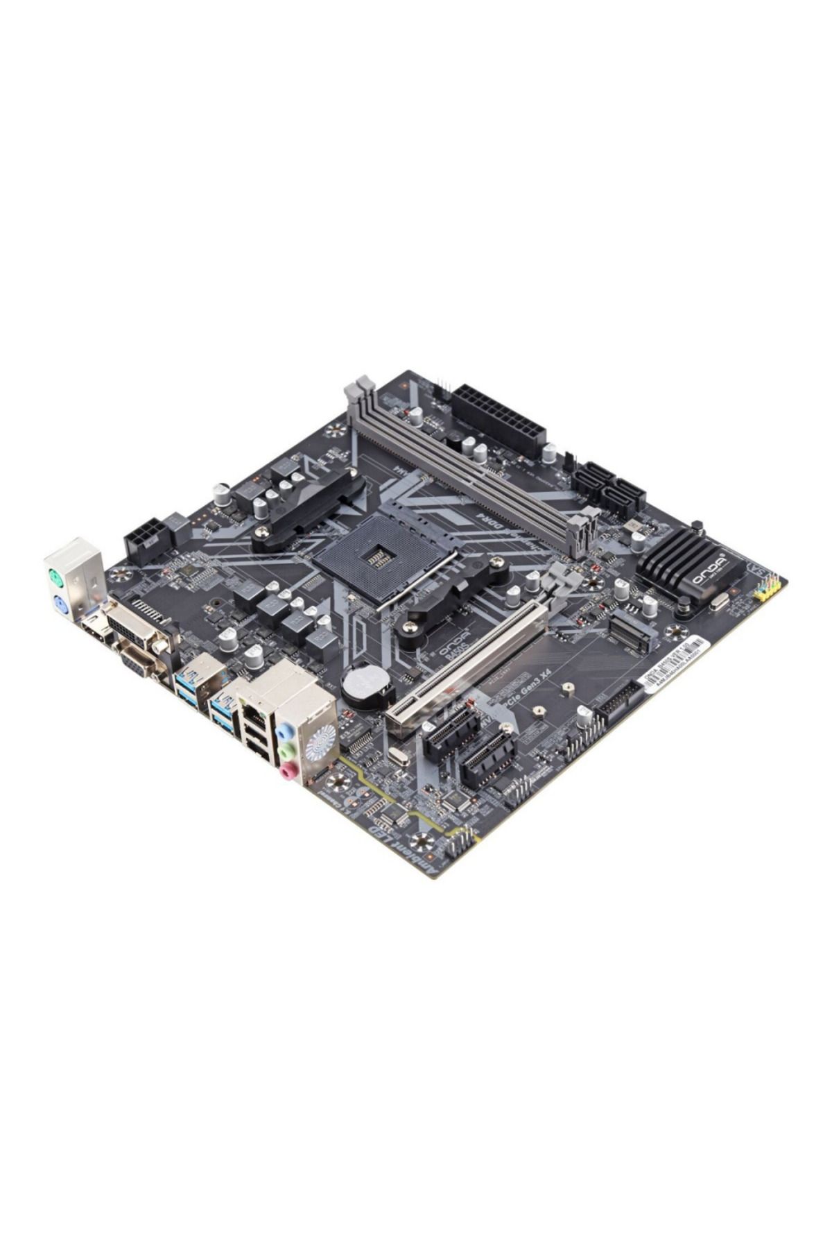 arktek-Alpha Force, Ak-B450M Eg, 2Xddr4, M.2, D-Sub, Dvi, Hdmi, Am4 Socket Motherboard 3