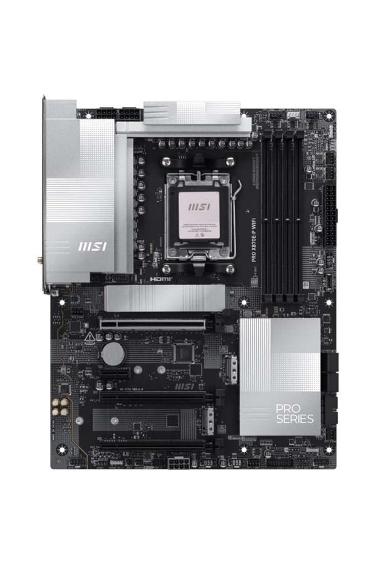 MSI-Pro X870E-P Wifi-7 Ddr5 8200Mhz(Oc) HDMI Dp Pcie 16X V5.0 Am5 Atx 3