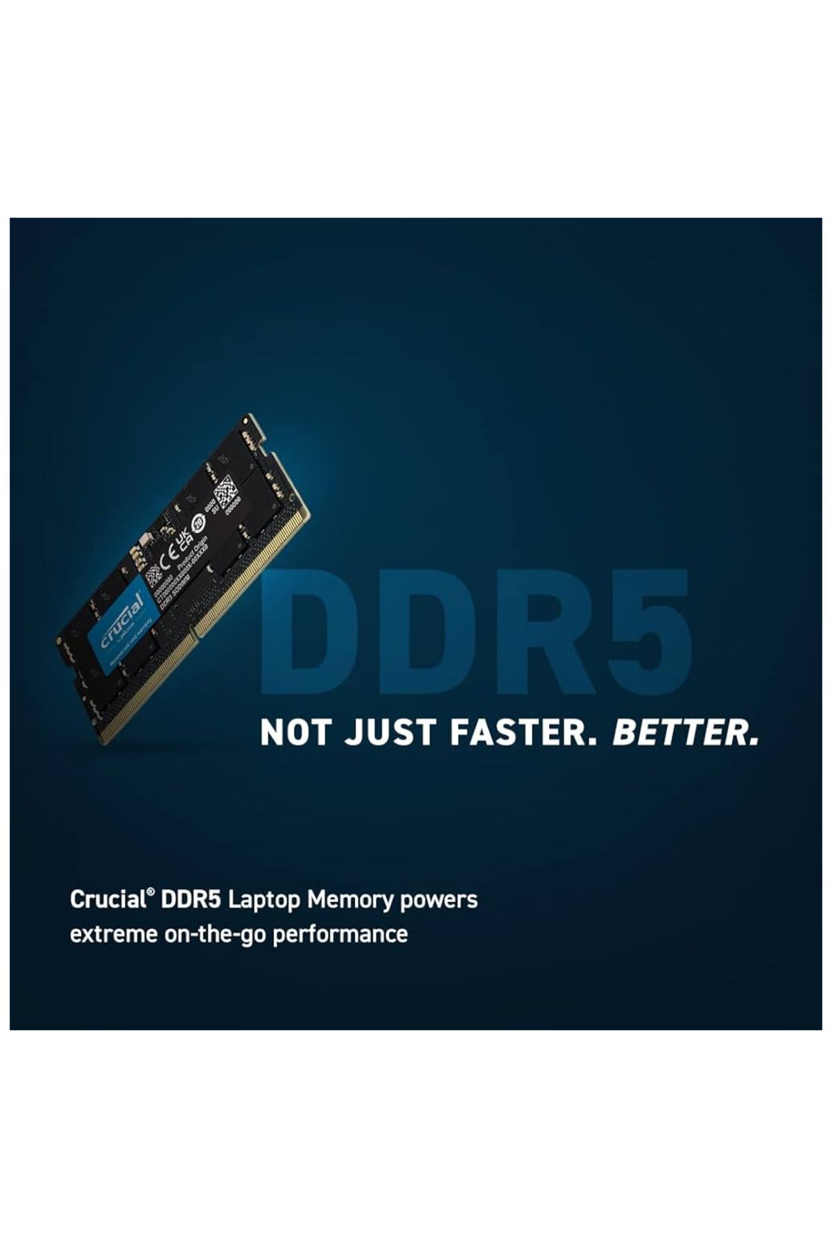 Crucial-Ct16G52C42S5, 16Gb, 5200Mhz, Ddr5 Notebook Ram, Sodimm Cl42 1.1V (by Micron) 7