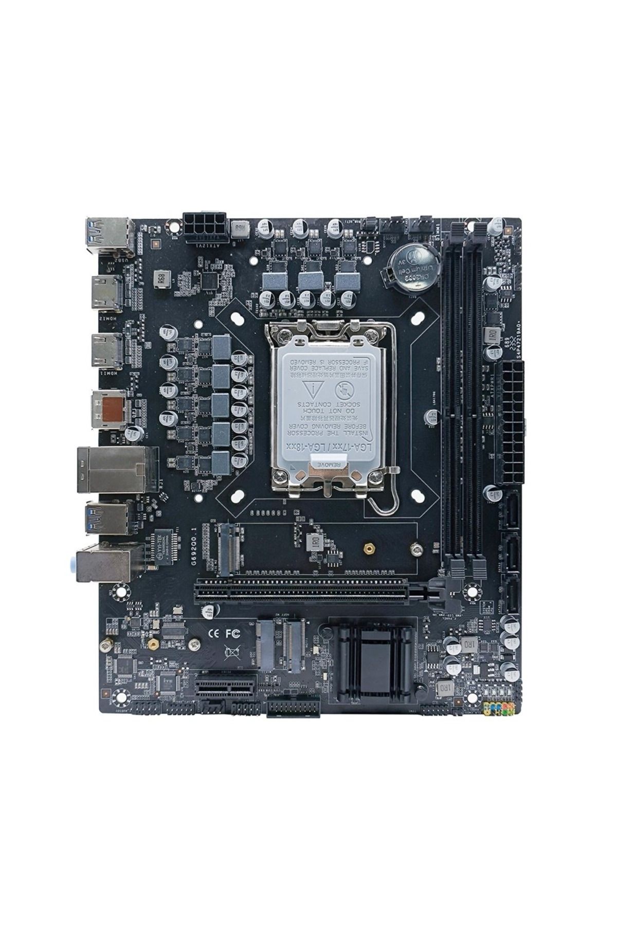 arktek-Alpha Force, Ak-H610M Eg Vs, 2Xddr4, M.2, 2X Hdmi, Dp, 12-13.14.Generation, Lga1700 Socket, Motherboard 4
