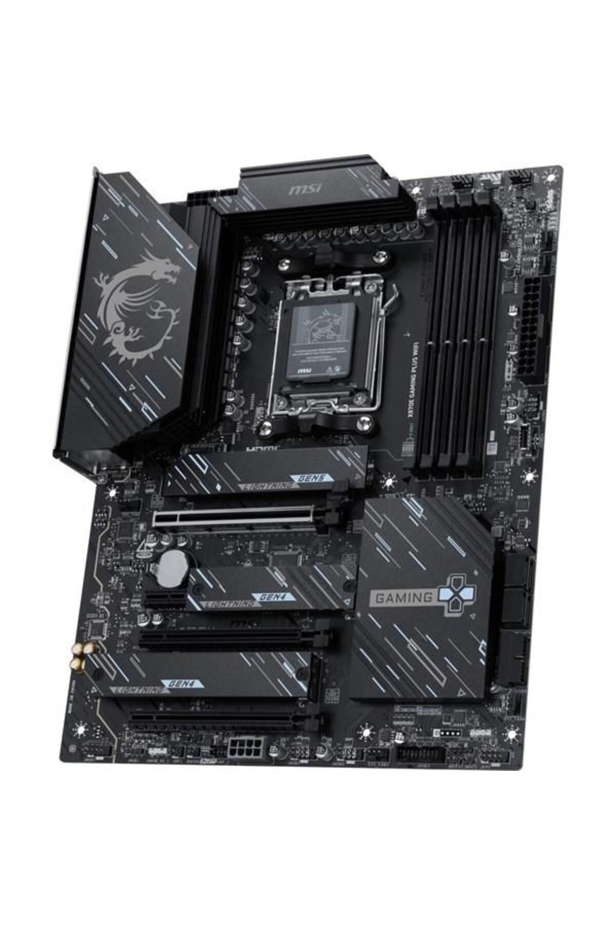 MSI-X870E Gaming Plus Wifi-7 Ddr5 8200Mhz(Oc) HDMI Dp Pcie 16X V5.0 Am5 Atx 2