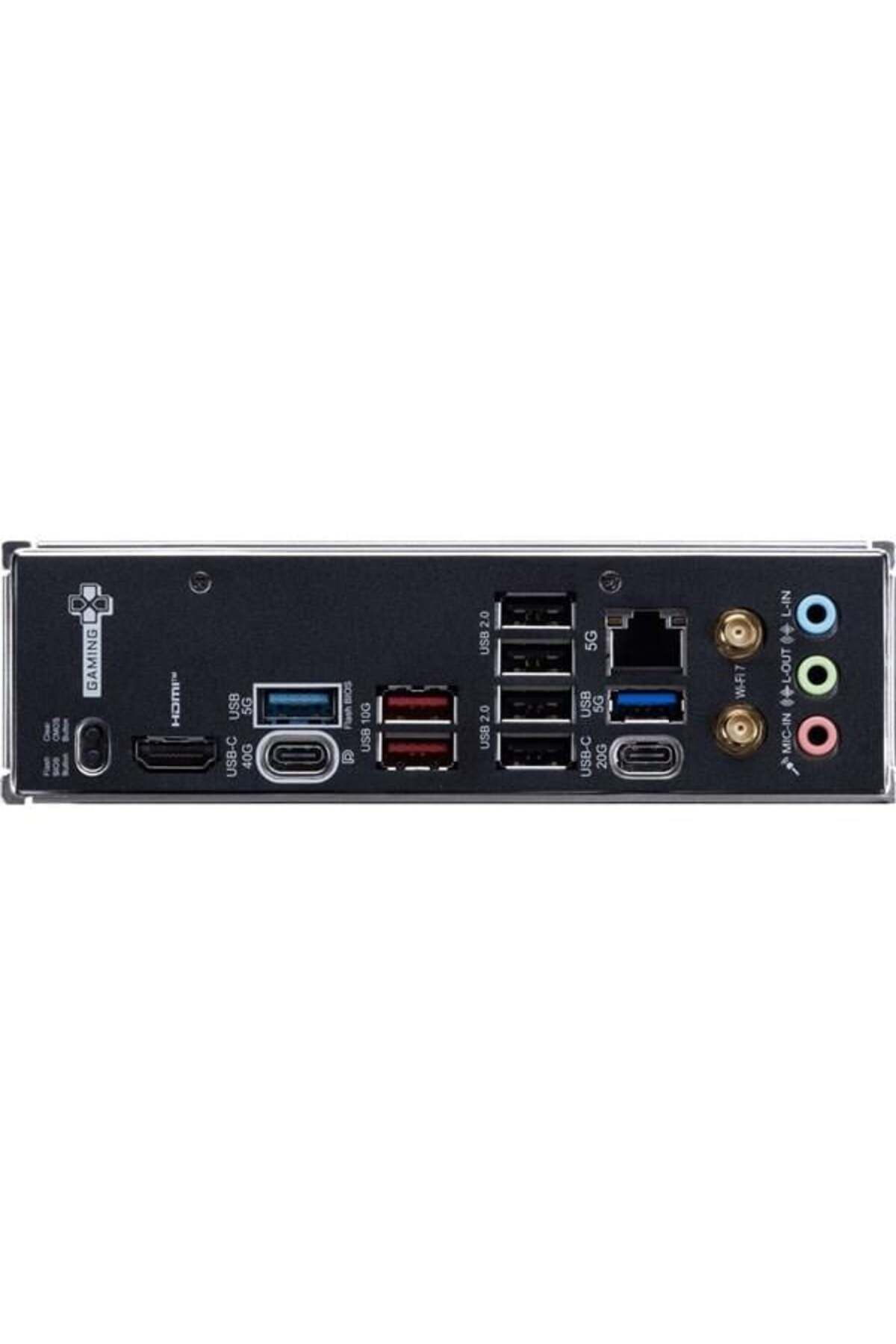 MSI-X870E Gaming Plus Wifi-7 Ddr5 8200Mhz(Oc) HDMI Dp Pcie 16X V5.0 Am5 Atx 6
