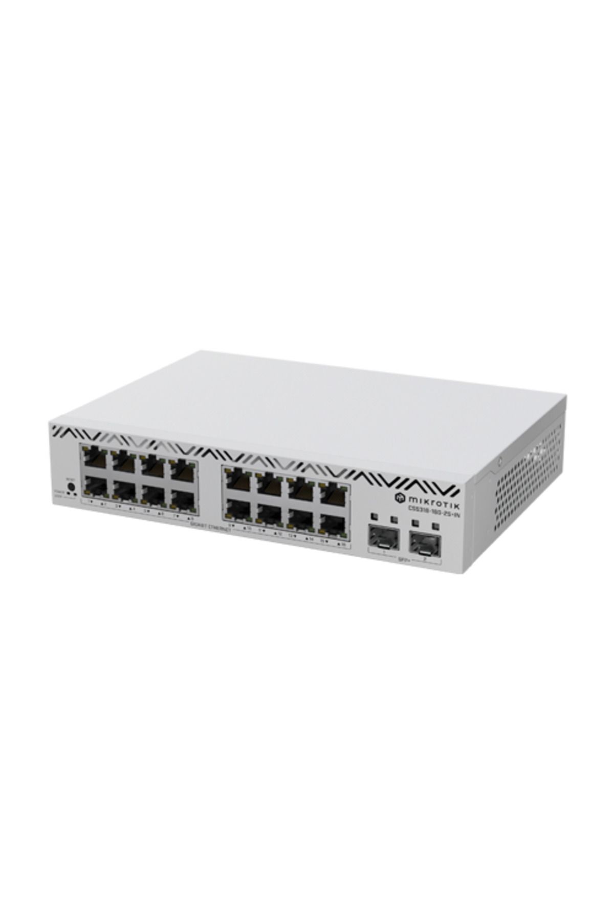 MIKROTIK-Cloud Smart Switch, 16 x Gigabit, 2 x SFP+ 10Gbps, 1U - CSS318-16G-2S+IN 1