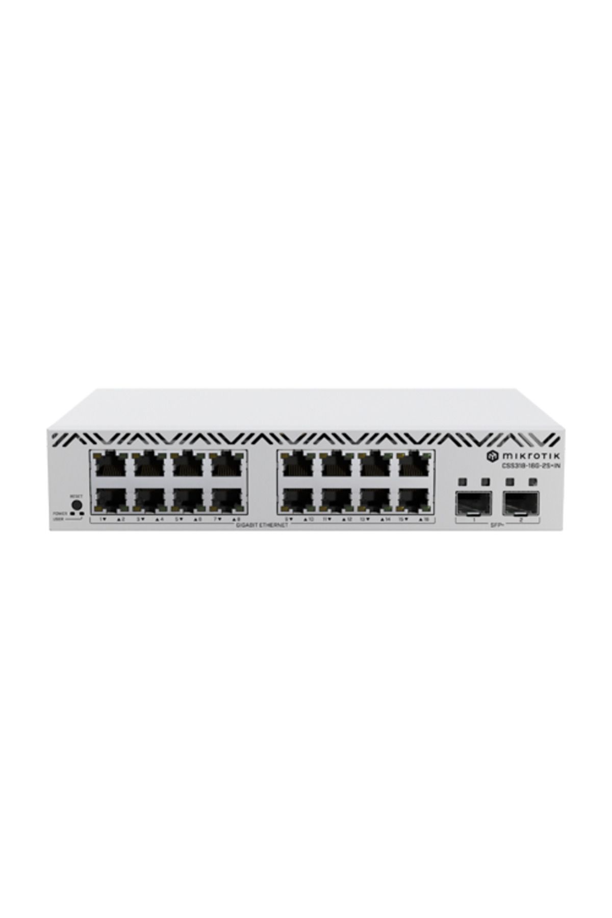 MIKROTIK-Cloud Smart Switch, 16 x Gigabit, 2 x SFP+ 10Gbps, 1U - CSS318-16G-2S+IN 2