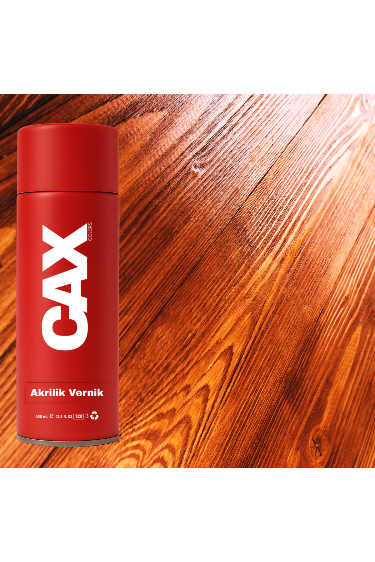 caxcolors AHŞAP ÖZEL YAPIM AKRİLİK VERNİK SPREY 400 ML