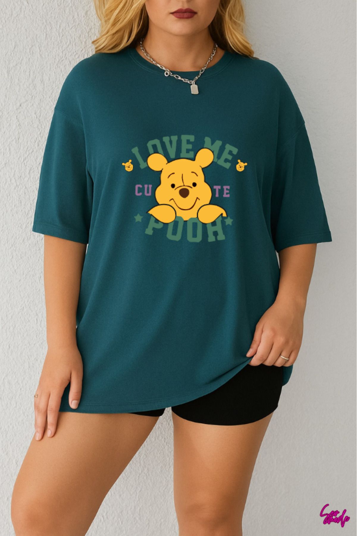 SevMode-Love Me Pooh Printed T-Shirt 1