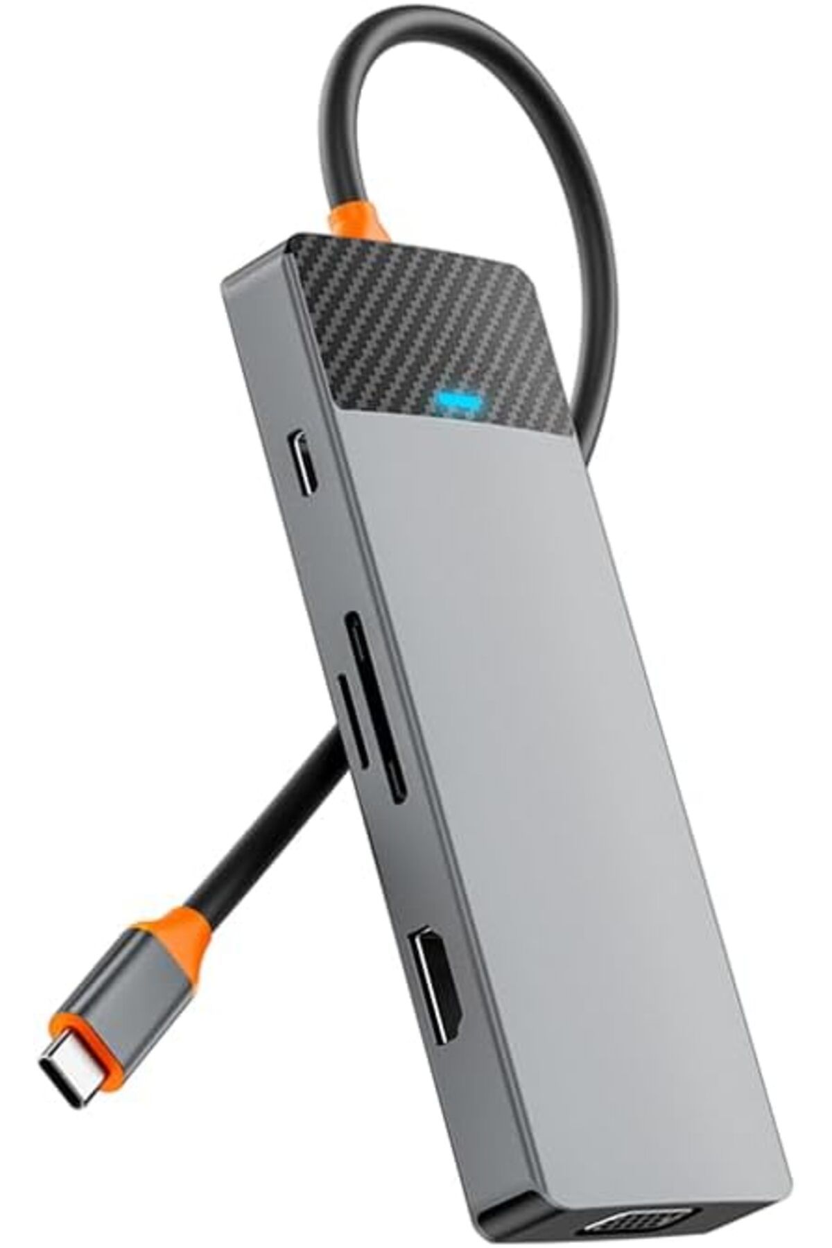 WIWU-Linker A921HV 9 In 1 USB-C Hub - Grey 3