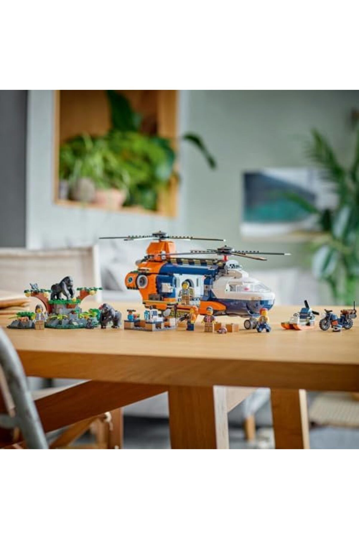 LEGO-City Jungle Explorer Helicopter at Base Camp, Vehicle Building Toy Adventure Set for 8 Plus Yea 6
