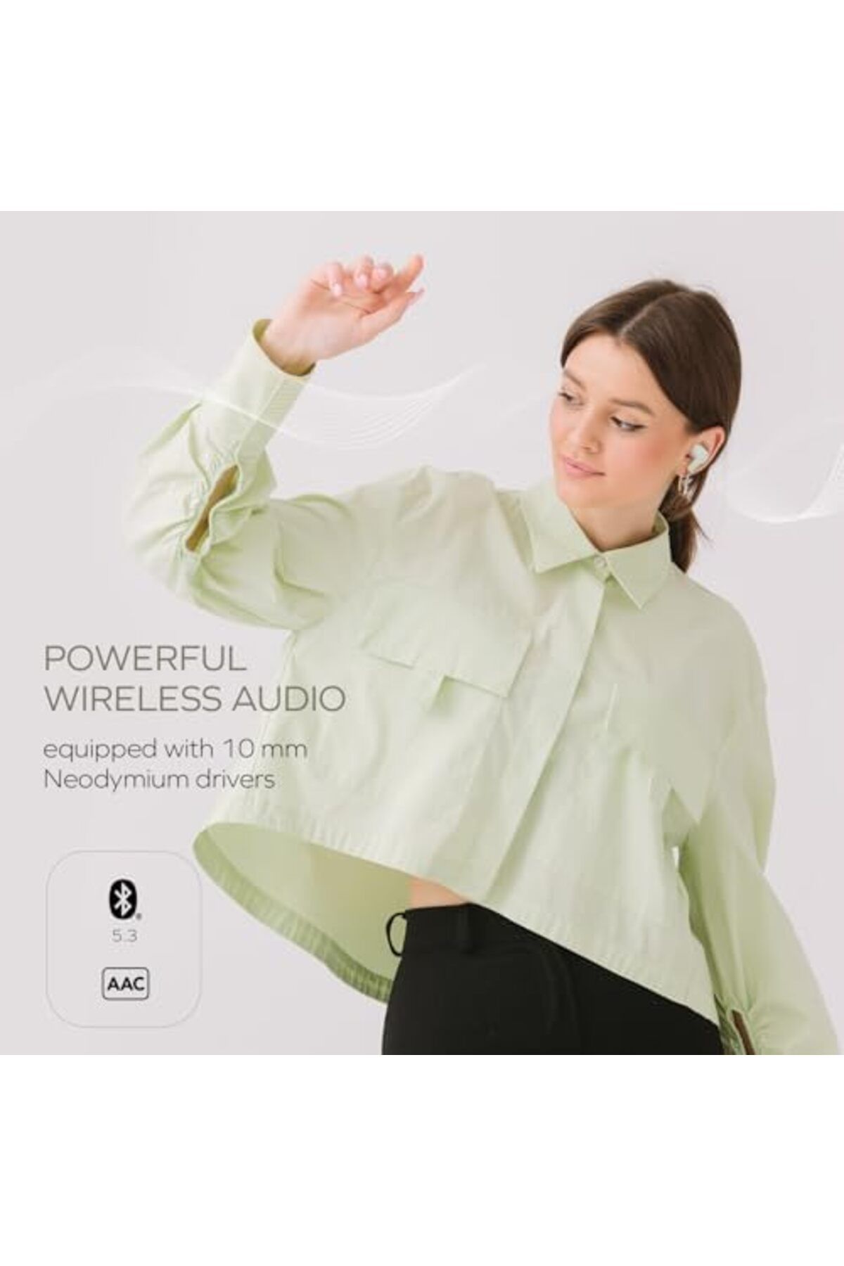 CREATIVE-Zen Air SXFI Lightweight True Wireless In-Ears with Super X-Fi Spatial Audio, Active Noise 8