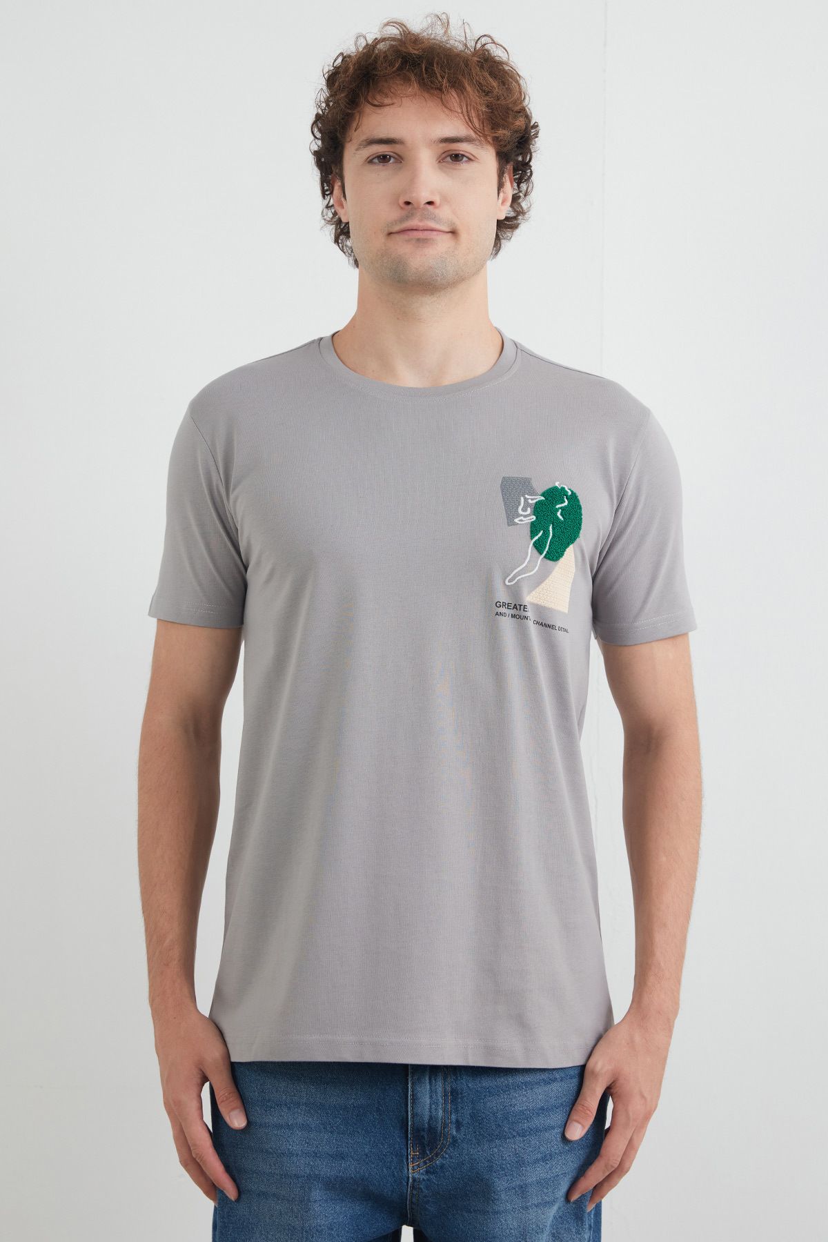 Fulla Moda-Κεντημένο T-Shirt με λαιμόκοψη 6