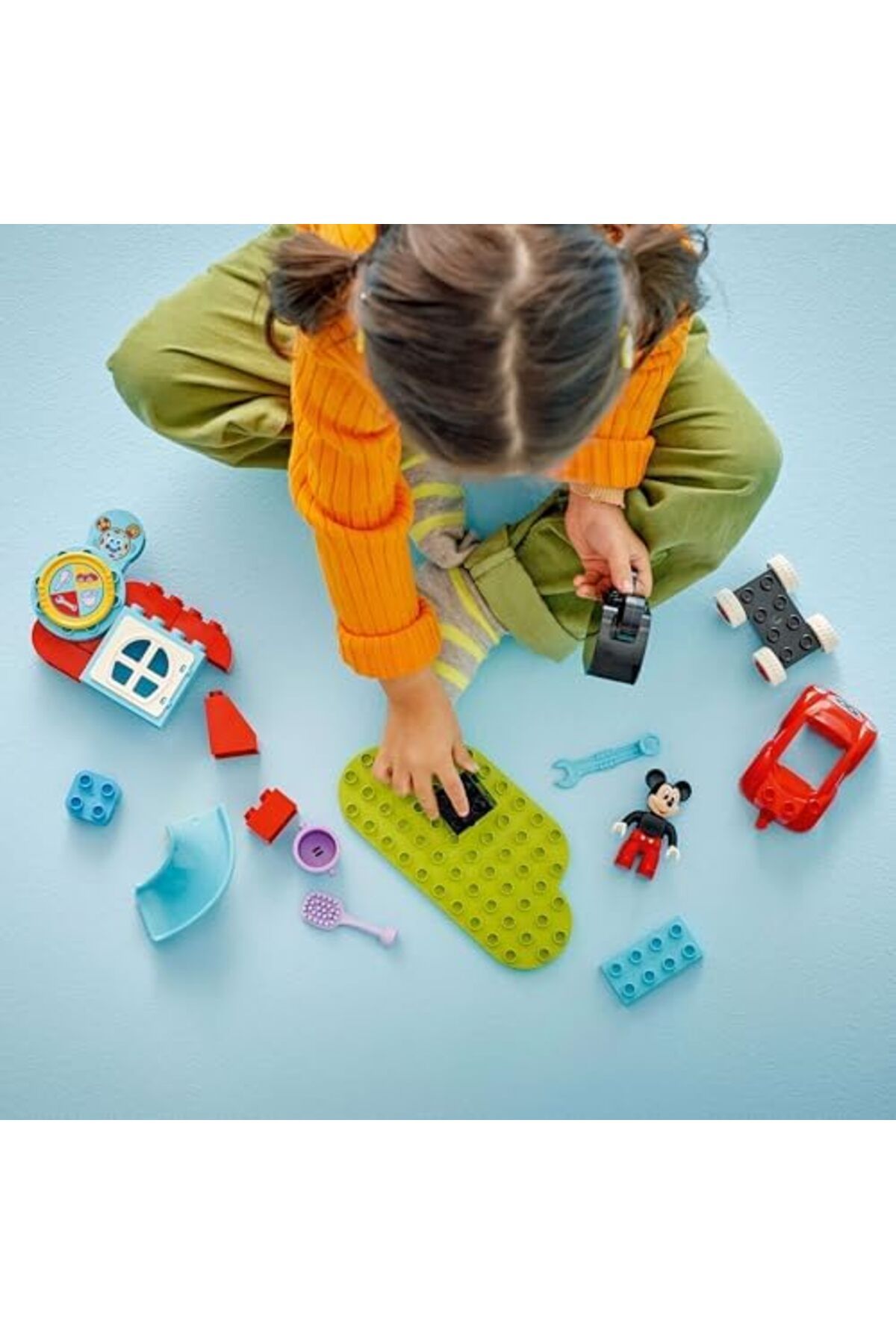 LEGO-DUPLO | Disney Mickey Mouse Clubhouse & Car Set - Colour Sorting Toy with a Character Figure - 8