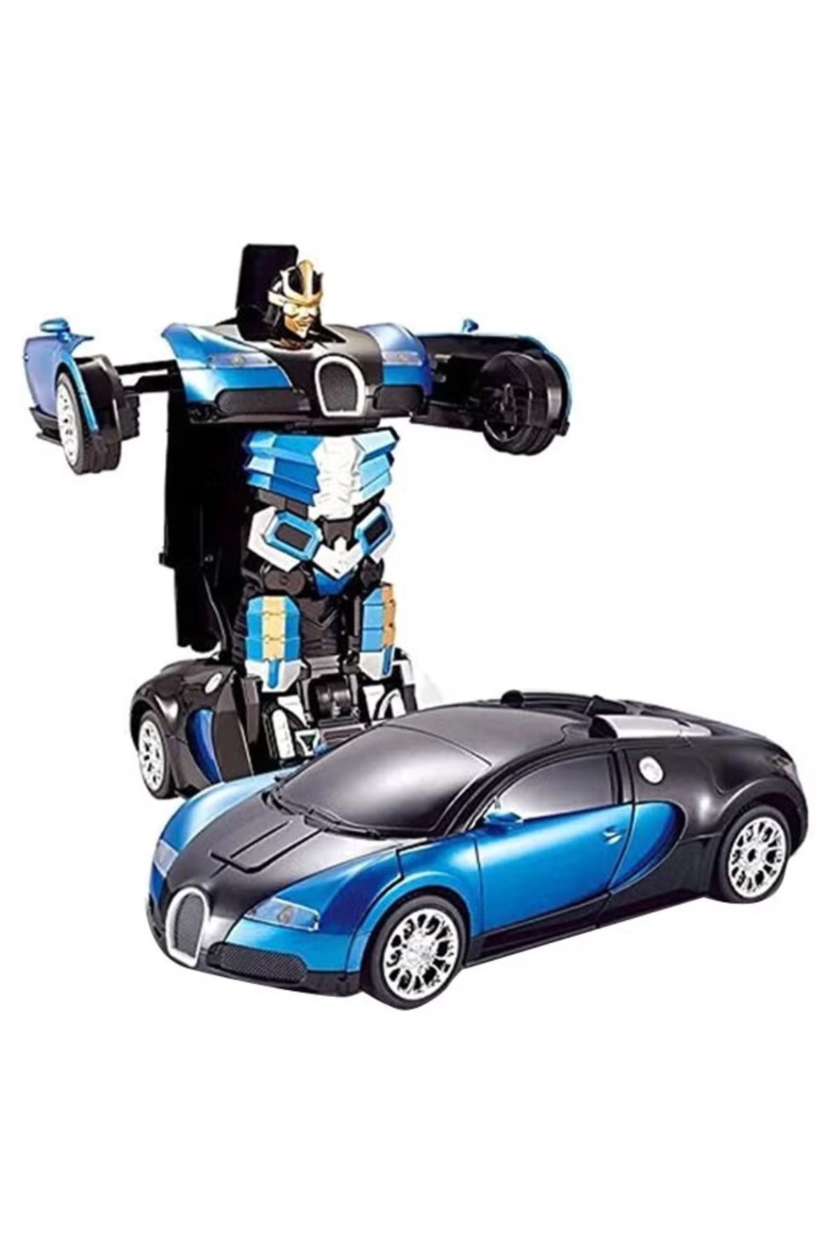 rexa-Remote Control Transforming Robot Car – 2-in-1 RC Vehicle & Robot Toy with Lights and Sound 3