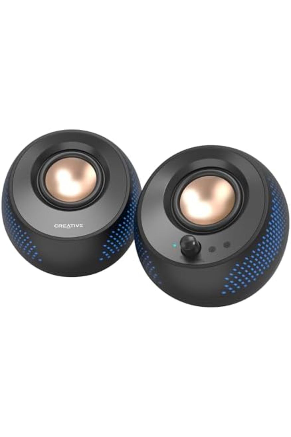 CREATIVE-Pebble X 2.0 USB-C Computer Speakers with Customizable RGB Lighting, Bluetooth 5.3, USB Aud 2