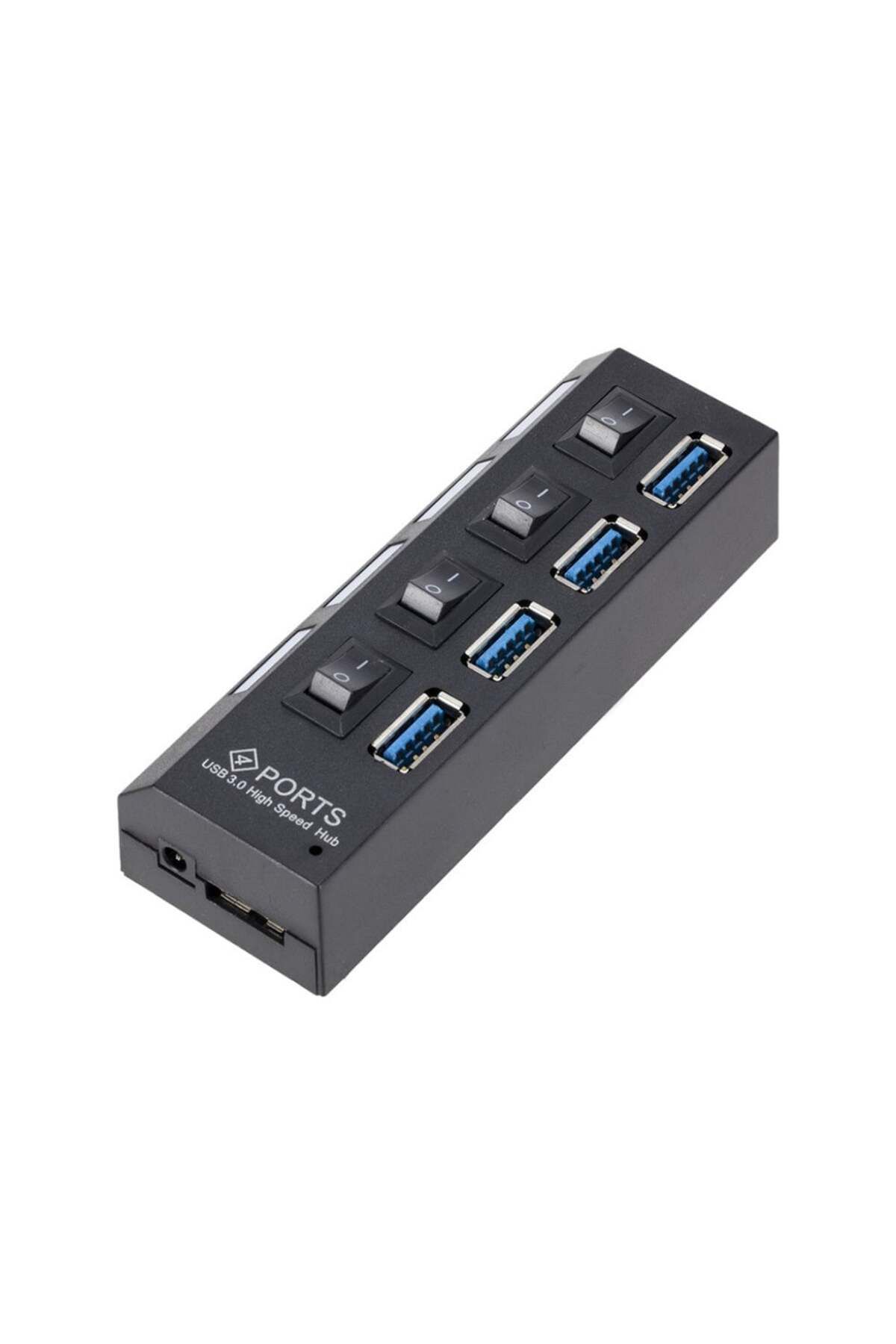 divendi-ro-USB Hub with 4 High Speed USB 3.0 Port, On/Off Button, with included power cable, black 7