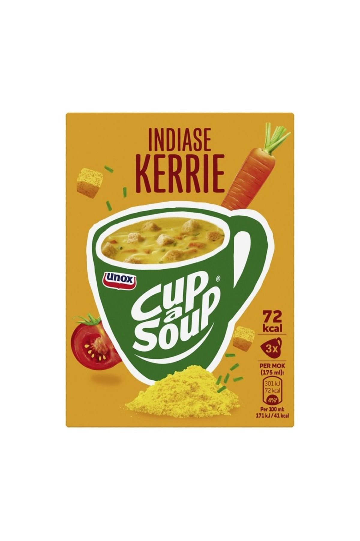 Unox-Cup-a-soup Supa instant Curry 3 x 17 g 1