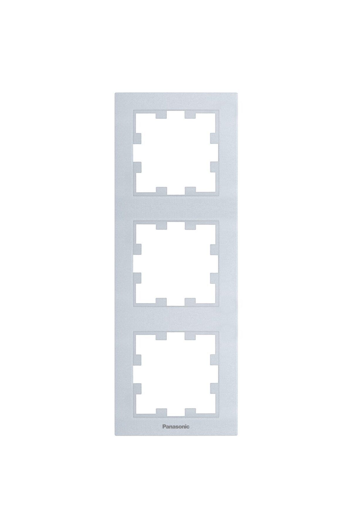 PANASONIC-Cadru vertical triplu Karre Plus 55 argintiu 2