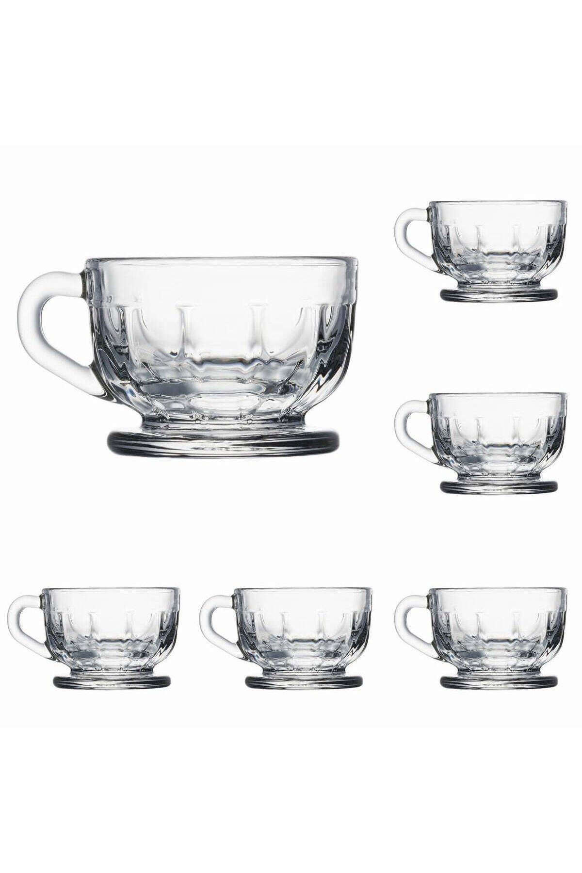 La Rochére Set 6 Cesti Flore Pentru Cafea, Ceai, 6 X 10cl, Sticla Foarte Rezistenta - One Size