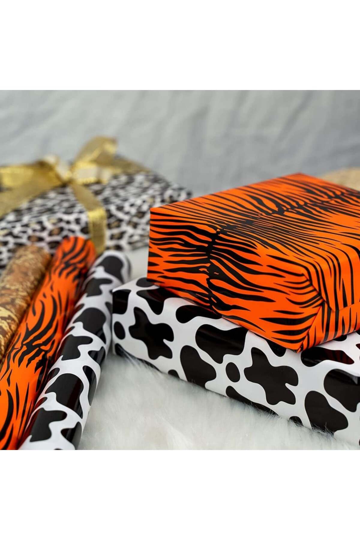 ruspepa-Set of 3 rolls of wrapping paper, multicolor, 76 x 305 cm 5