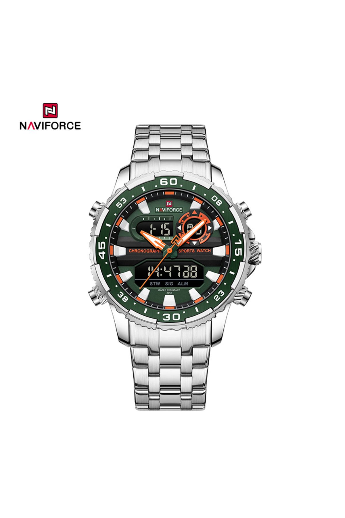 MACON-NF9234 Multi-Function Dual-Display Heavy Machinery Design Watch 1