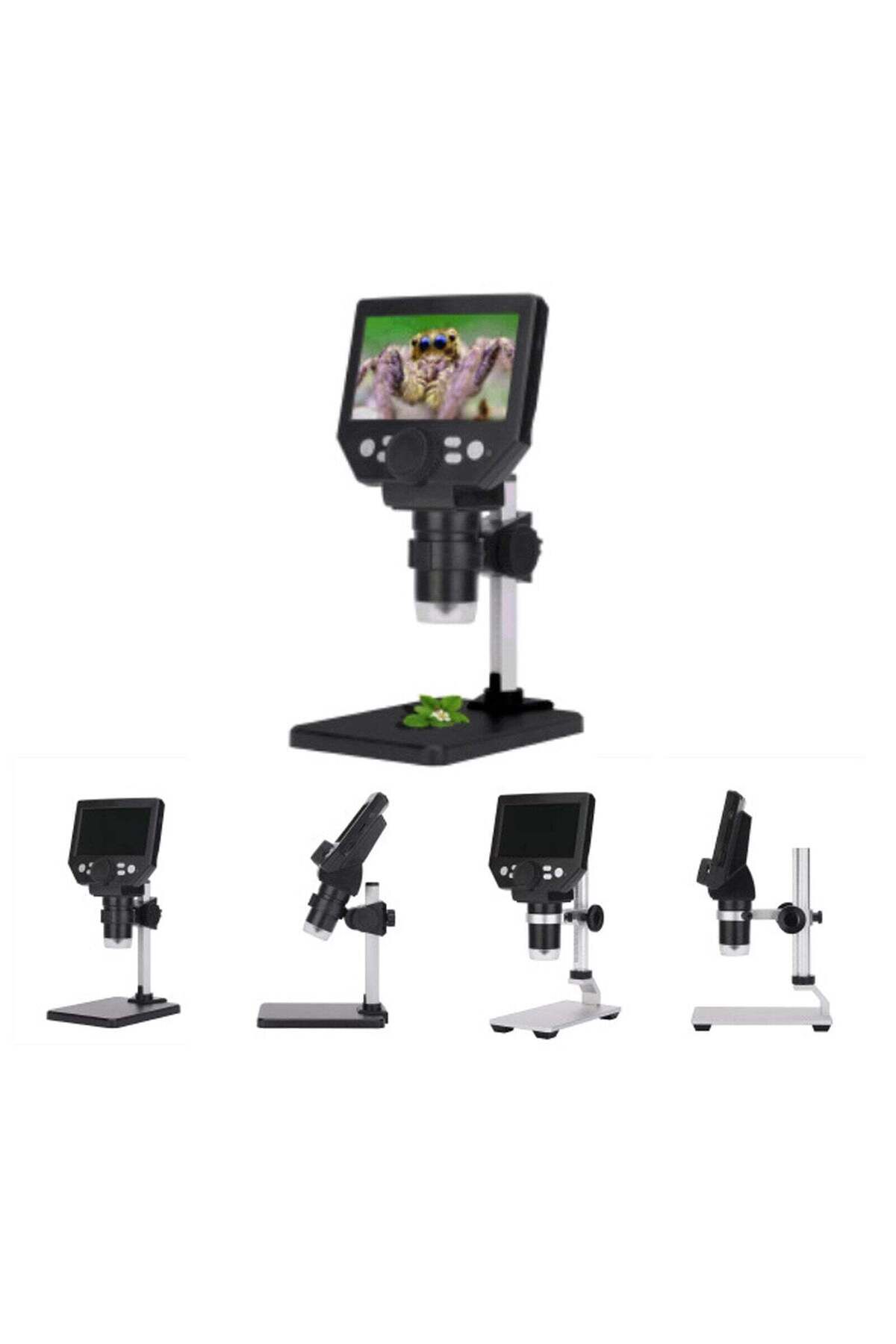 DAR-Portable Digital Microscope 4.3" LCD – 1000X, 8MP, with LED Light and Battery 3