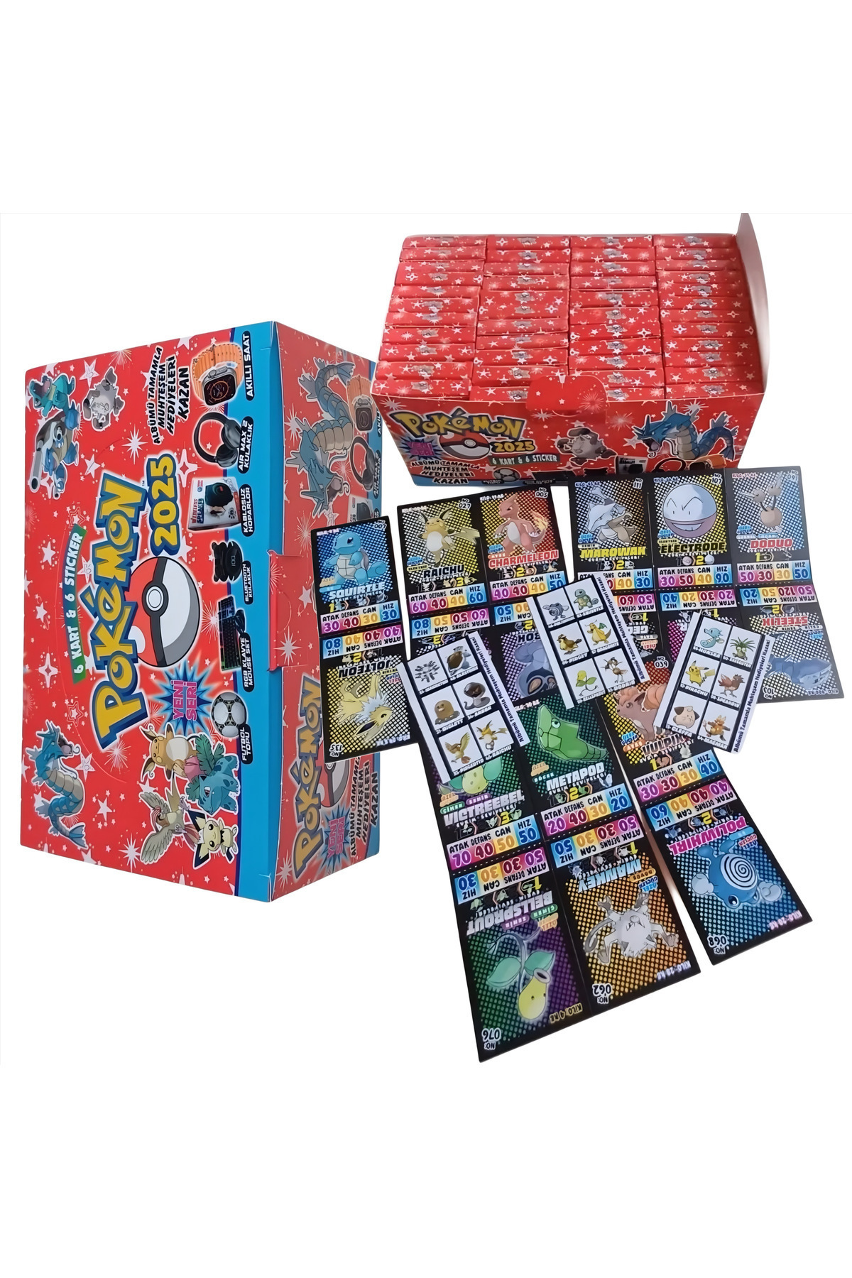 taso8090 (5 PAKET) 2025 Pokemon Albümlü Hediyeli Oyun Kartı fotoğrafı 3 (önizleme)