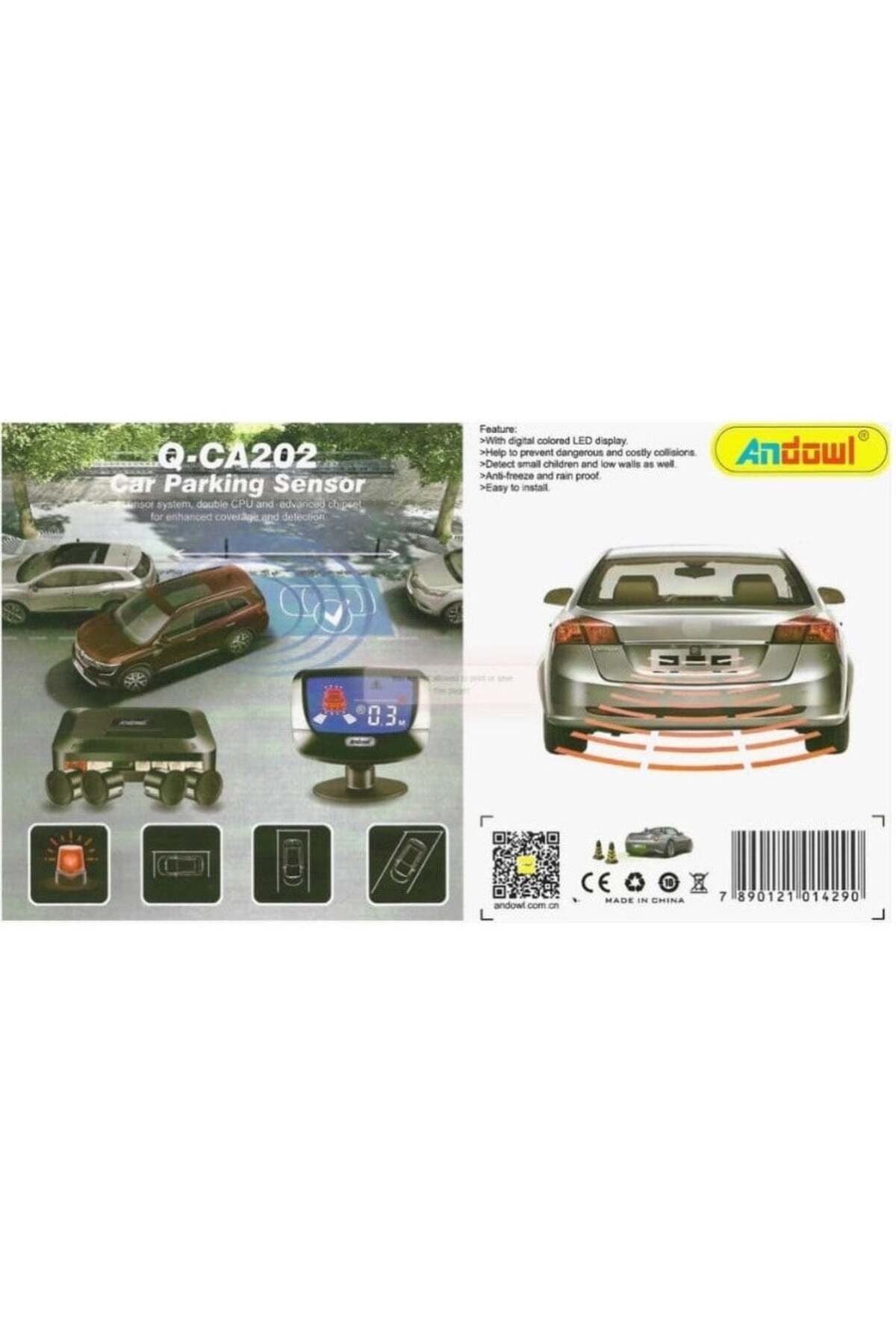 divendi-ro-Set of 4 parking sensors with digital LED display Andowl CA202 - Black 5