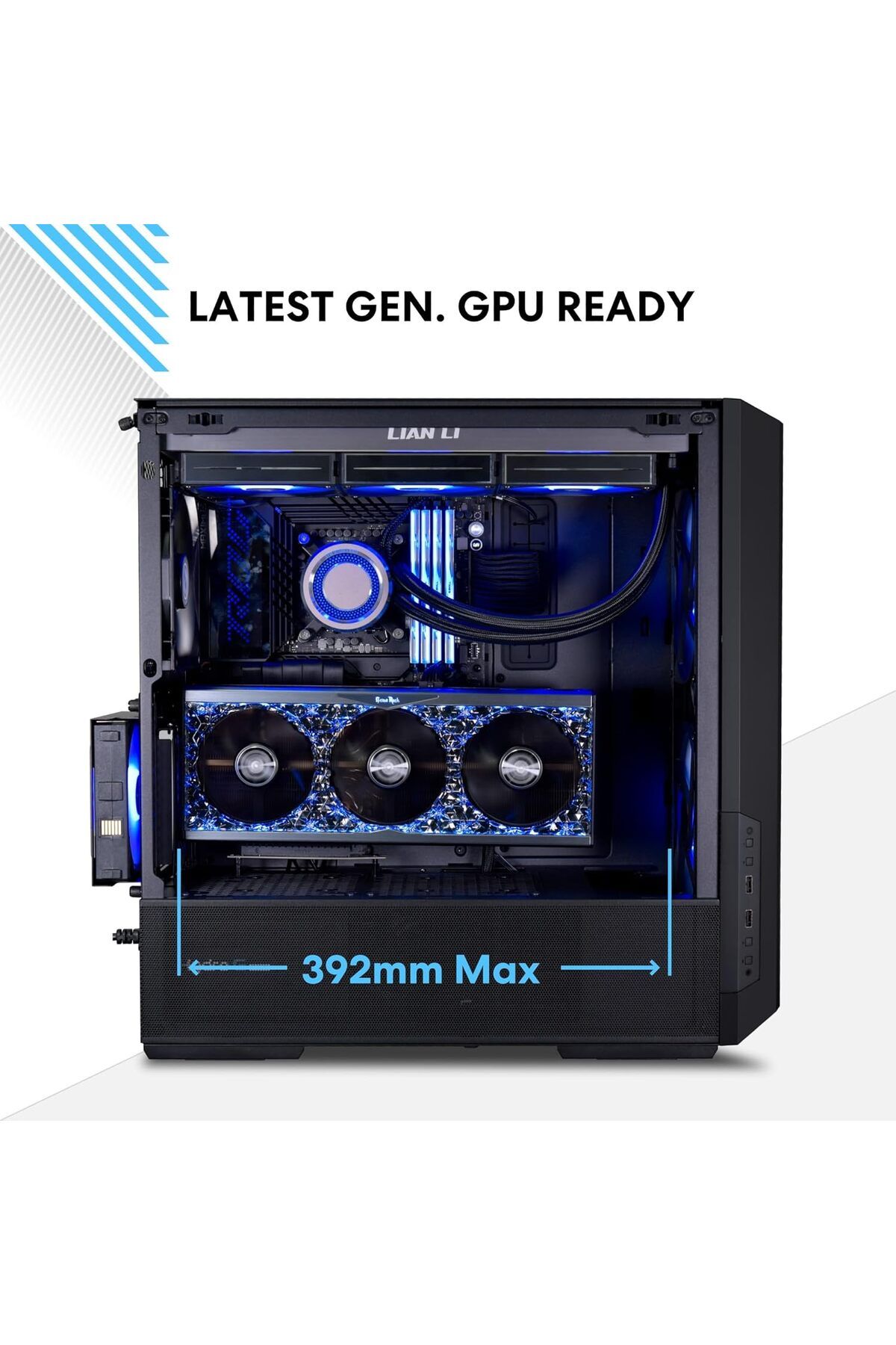 Lian Li-LANCOOL 216 E-ATX PC Case, Airflow Focus RGB Gaming Computer Case with All-Around Mesh Panel 7