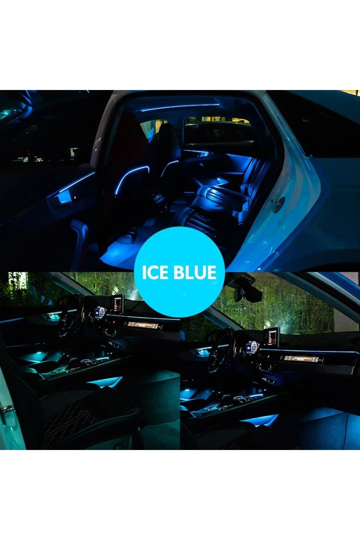 divendi-ro-Car ambient light kit, RGB, 18 in 1, flexible wire, app, bluetooth and remote control 9