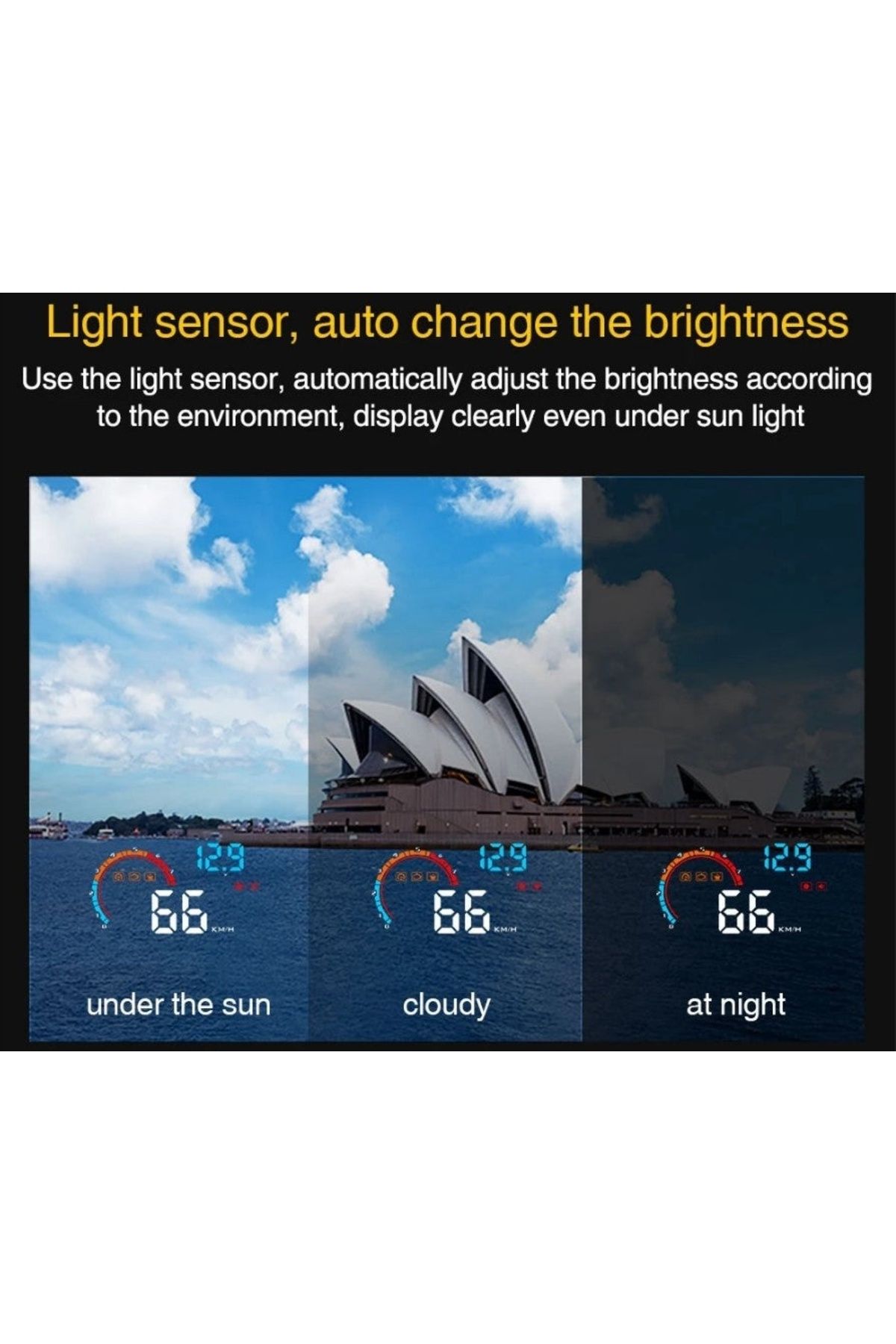 divendi-ro-5.5" D2000 5.5" HUD head-up display with windshield projection with OB2 socket, with speed alarm 3