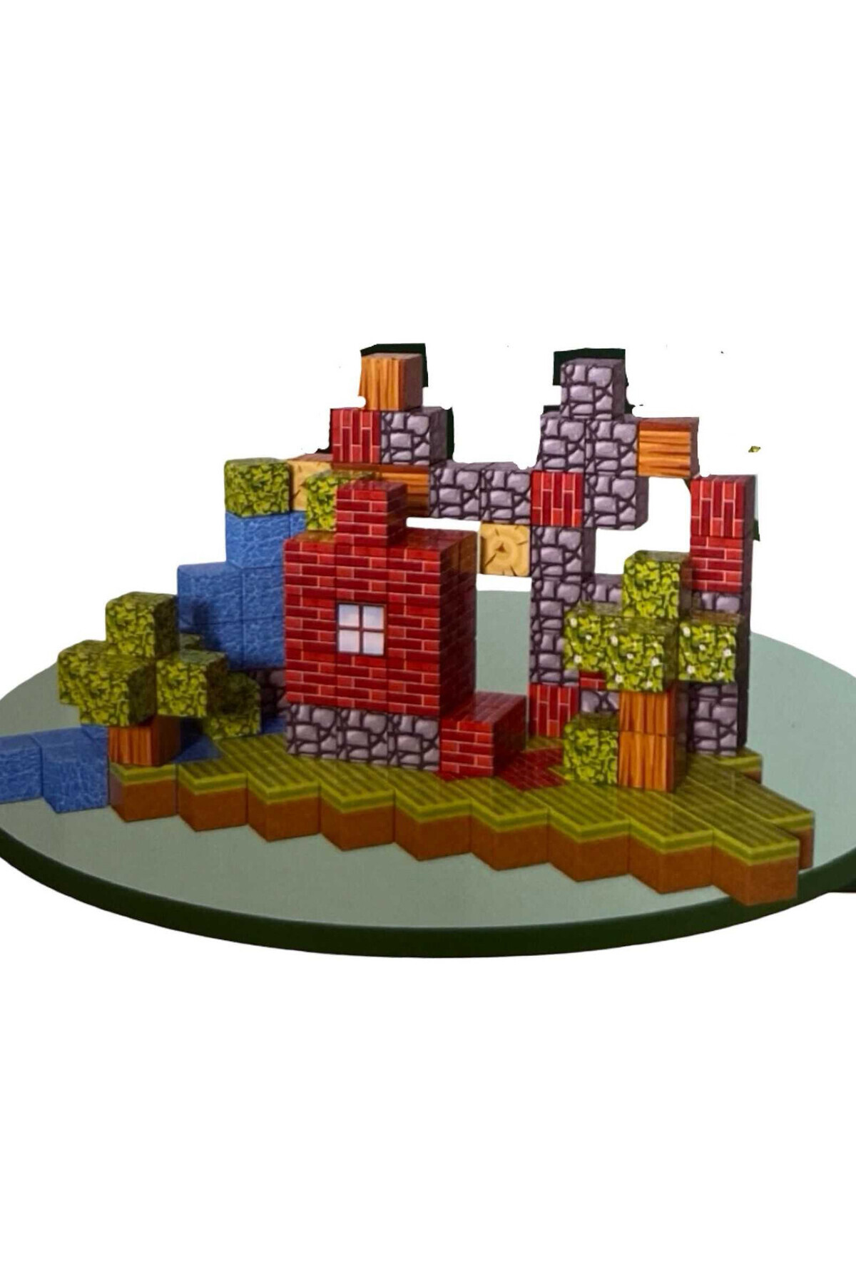 JPT-Blocks 660 Magnetic Cube Set - Minecraft inspired cubes Portal Fortress 6