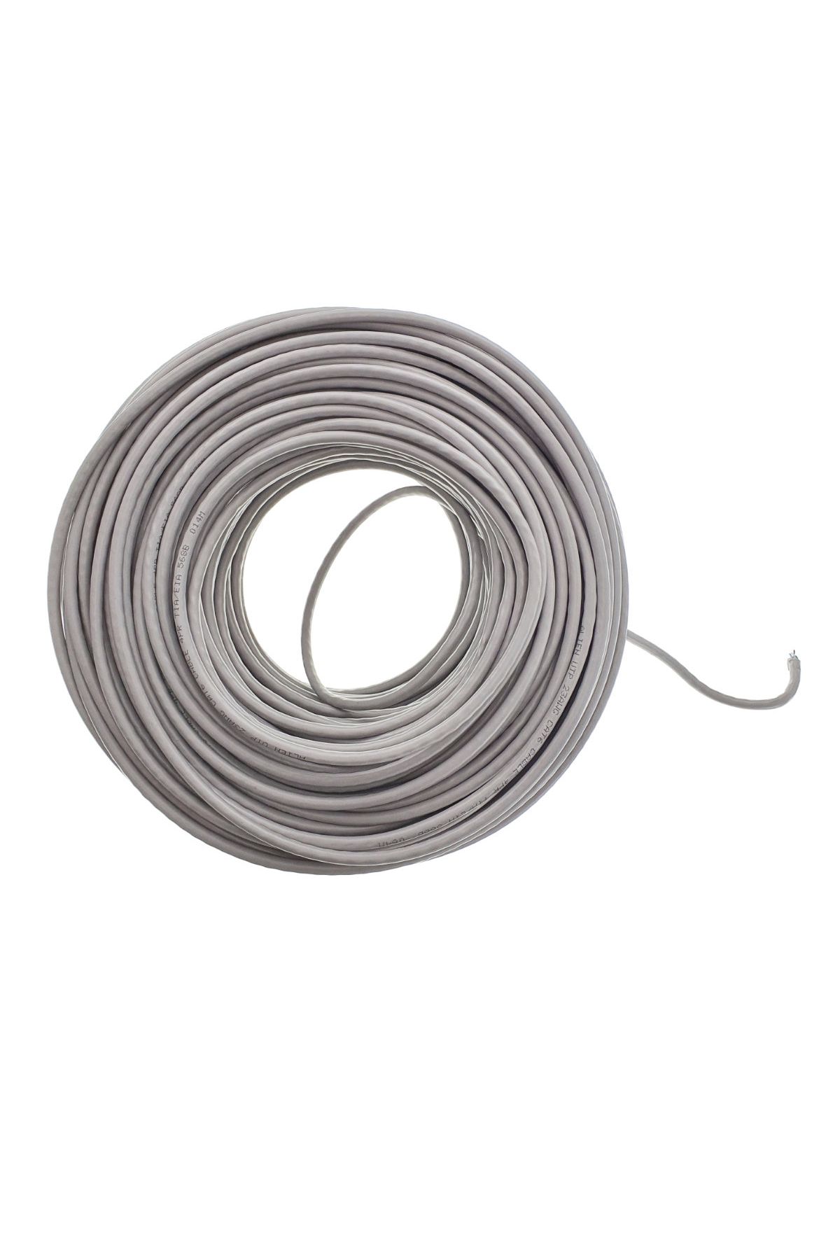 Alien Surface-UTP cable roll, Alien 00129, cat6e, length 100 meters, CCA, AWG 23, network connection, ethernet, gray 3