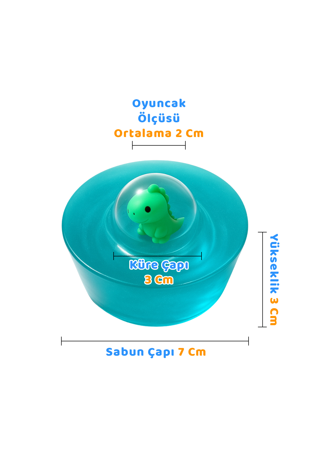FANTASTİK SANAT ATÖLYESİ Ellerini Yıka, Sabunu Erit, Minik Dostunu Kurtar! | Oyuncaklı Hediyelik Şeffaf Sabun | 80G fotoğrafı 2 (önizleme)