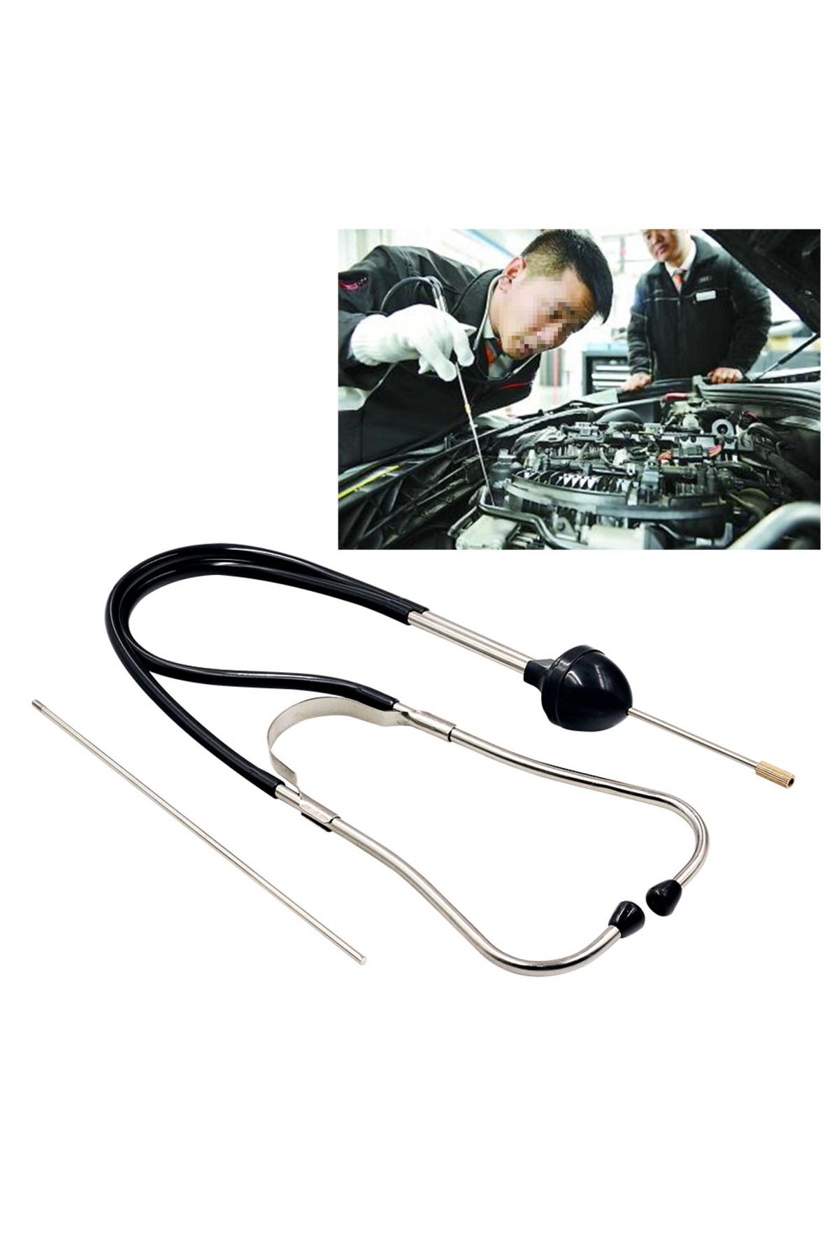 Choice-Mechanics Car Cylinder Stethoscope Engine Block Diagnostic Automotive Hearing Tools 5