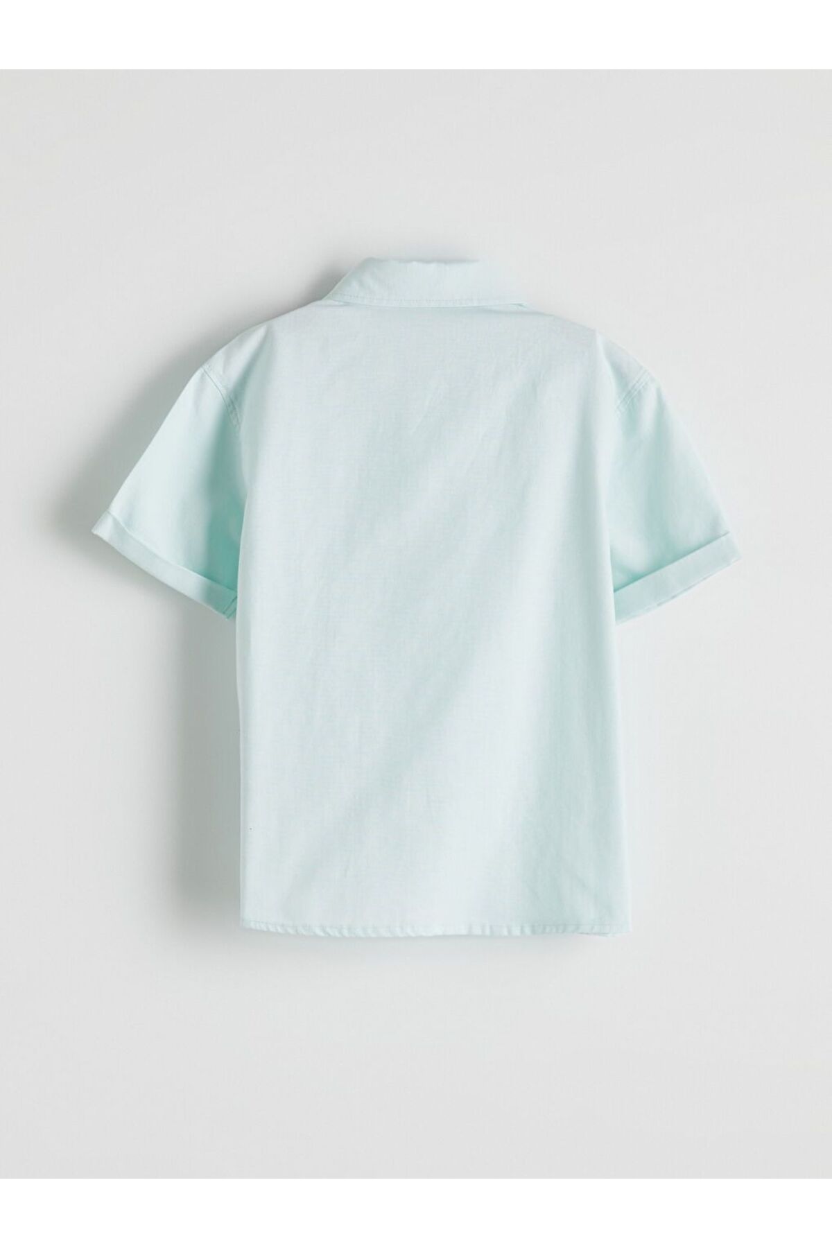 LC Waikiki LCW Kids Kısa Kollu Basic Erkek Çocuk Gömlek fotoğrafı 3 (önizleme)