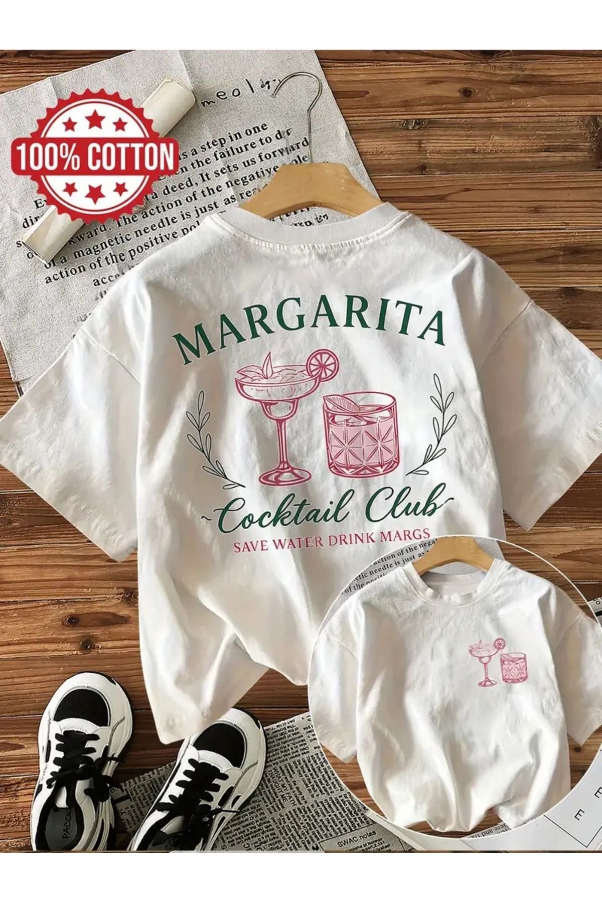 Touz Moda-Унисекс тениска с голям размер Cocktail Club Design 3