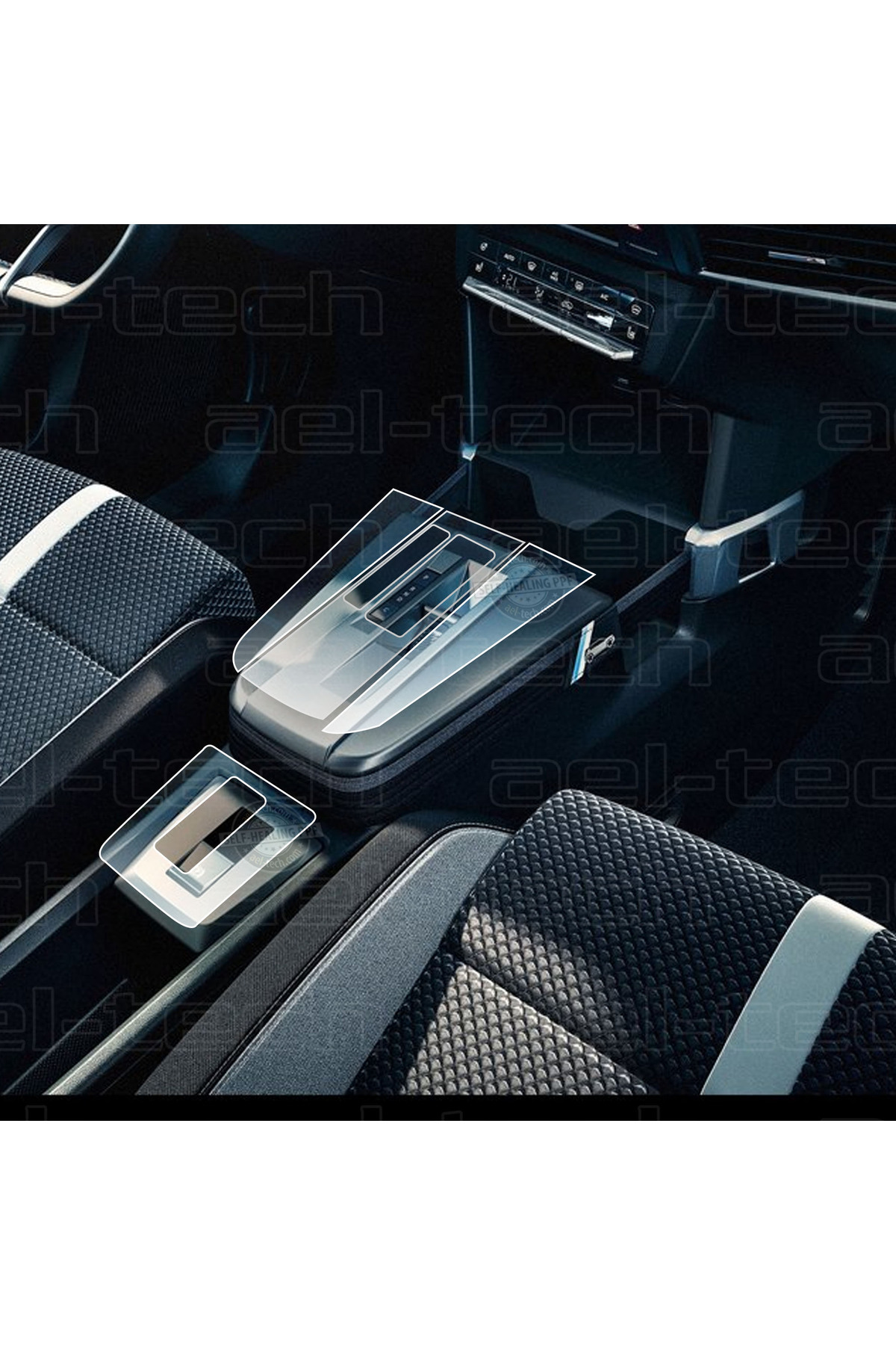 ael-tech Opel Yeni Frontera Vites Etrafı Tpu Koruyucu 4'lü Set