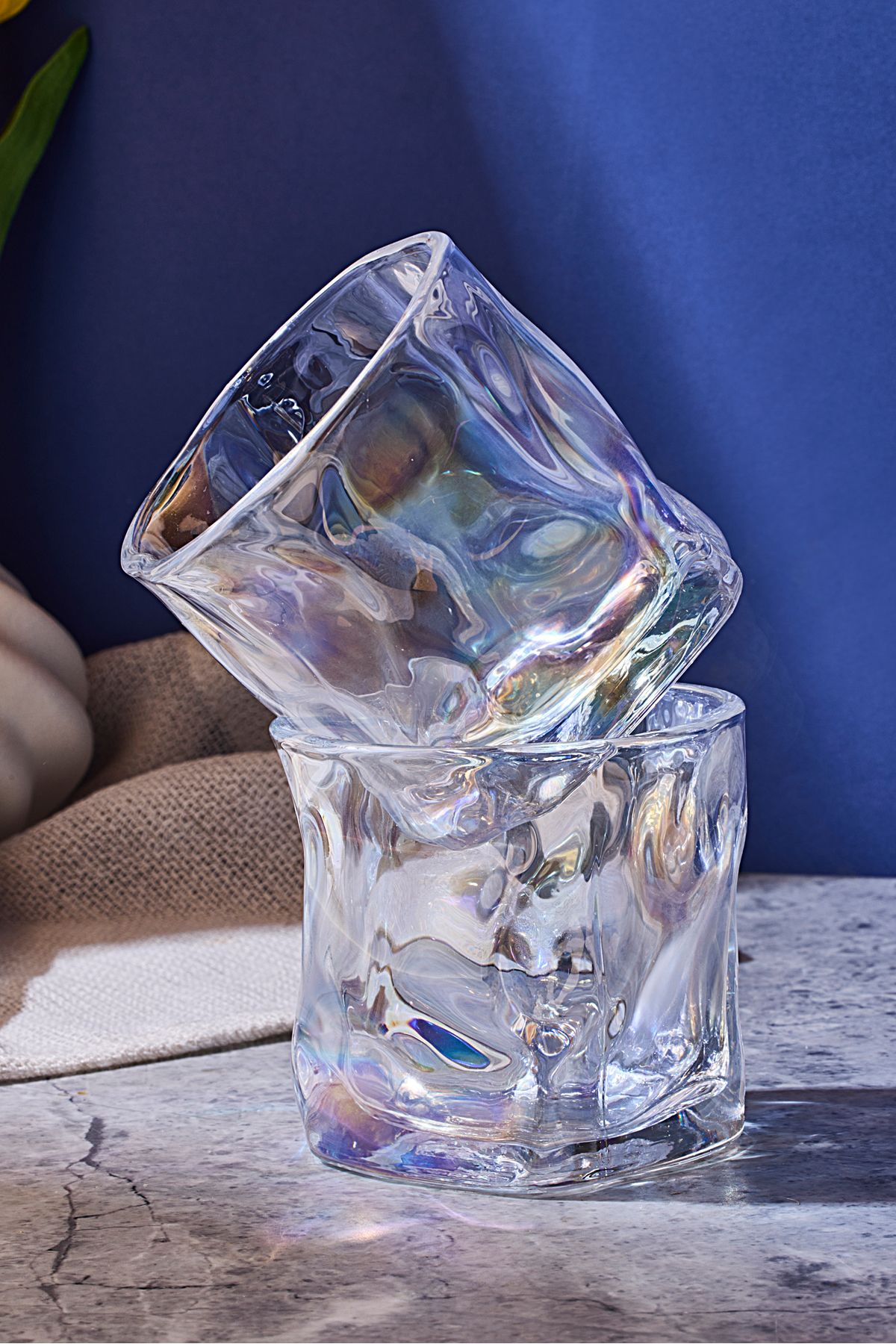 Perotti-Piero Luster 2-Piece Crystal Glass Cup 200 ml 1