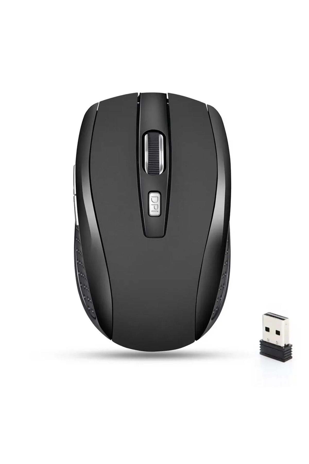 DUTRIEUX-black battery Wireless Mouse Silent Mouse 2.4G Portable Mobile Optical Office Mouse Adjustable DPI L 1